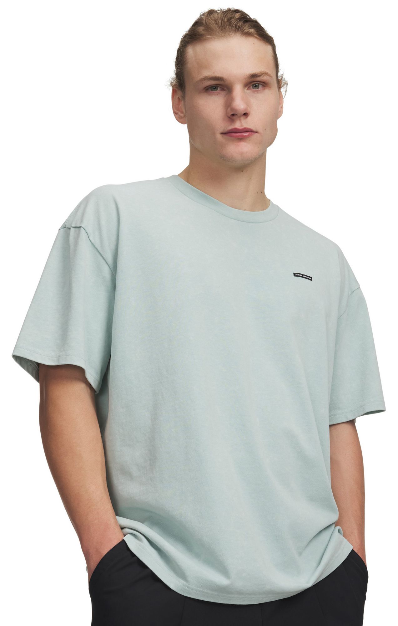 Under Armour Men's Heavyweight Oversized Logo Wash T-Shirt