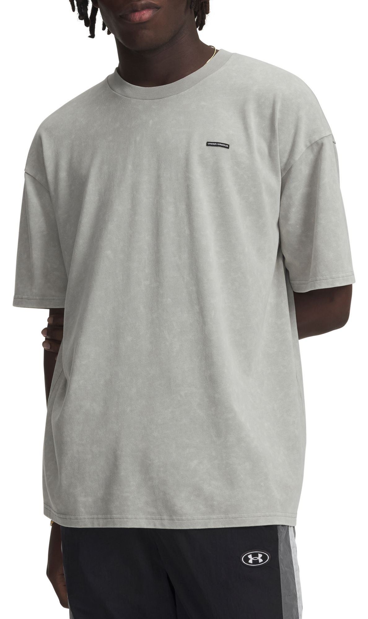 Under Armour Men's Heavyweight Oversized Logo Wash T-Shirt