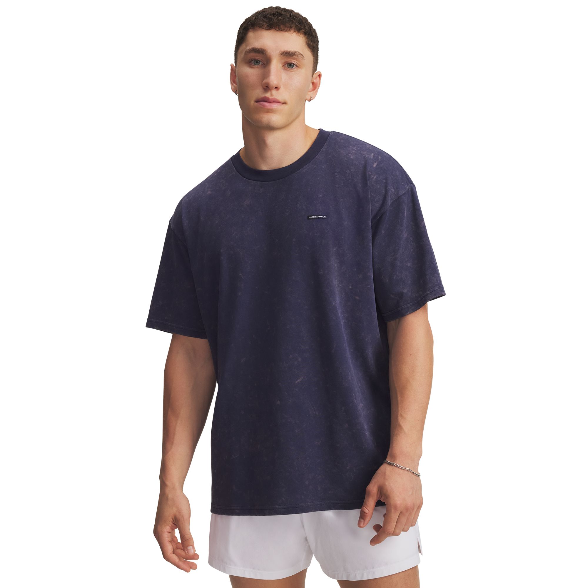 Under Armour Men's Heavyweight Oversized Logo Wash T-Shirt