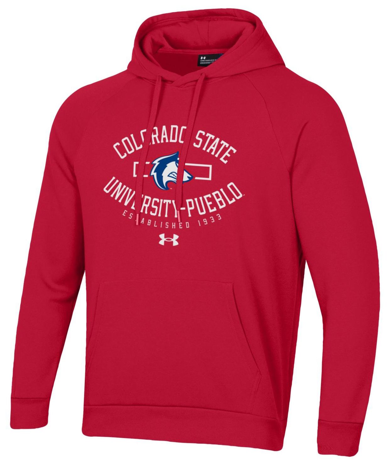 Under Armour Men's Concordia University St. Paul Golden Bears Red Rival Fleece Pullover Hoodie