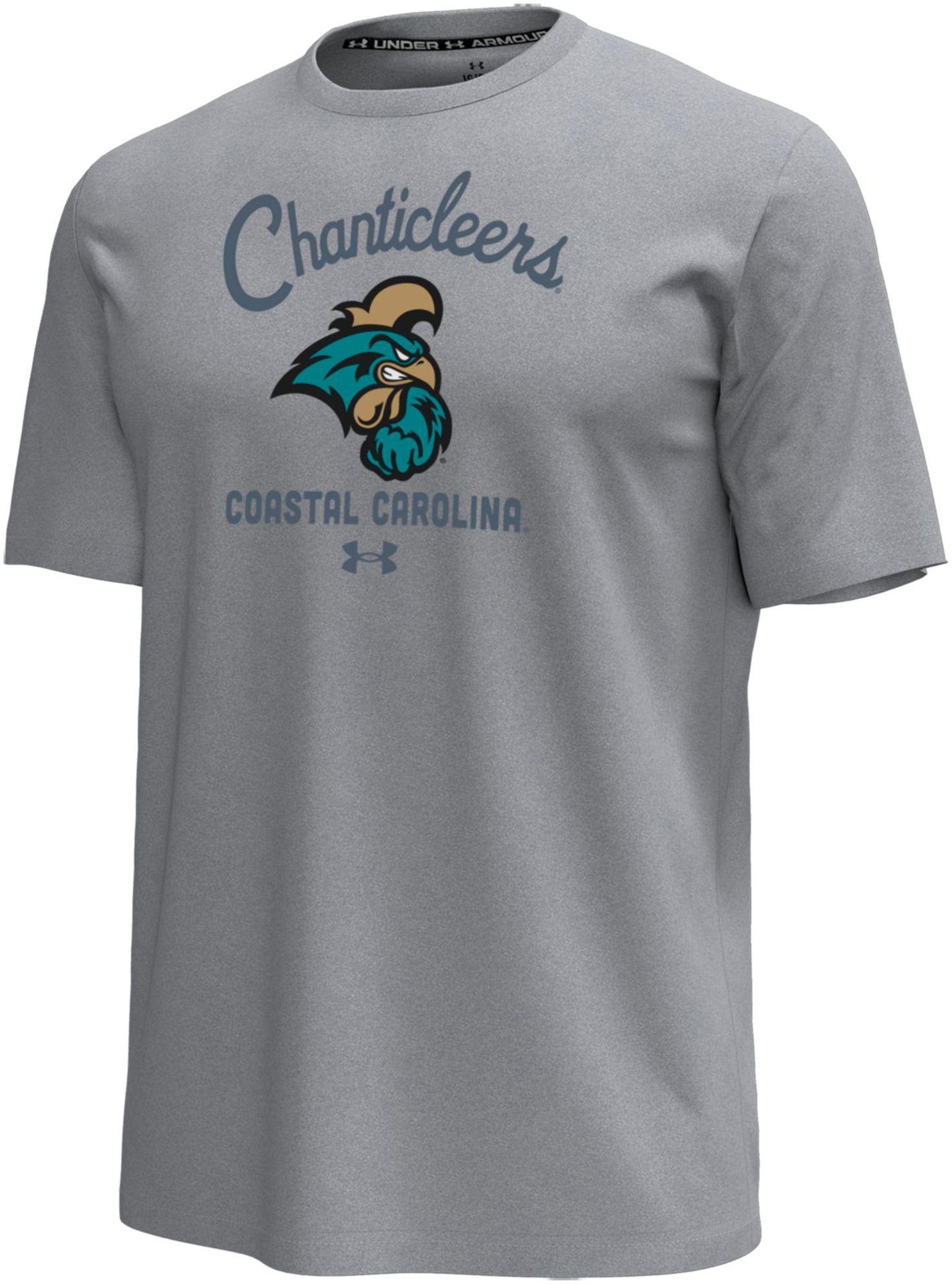 Under Armour Men's Coastal Carolina Chanticleers Steel Heather Icon T-Shirt