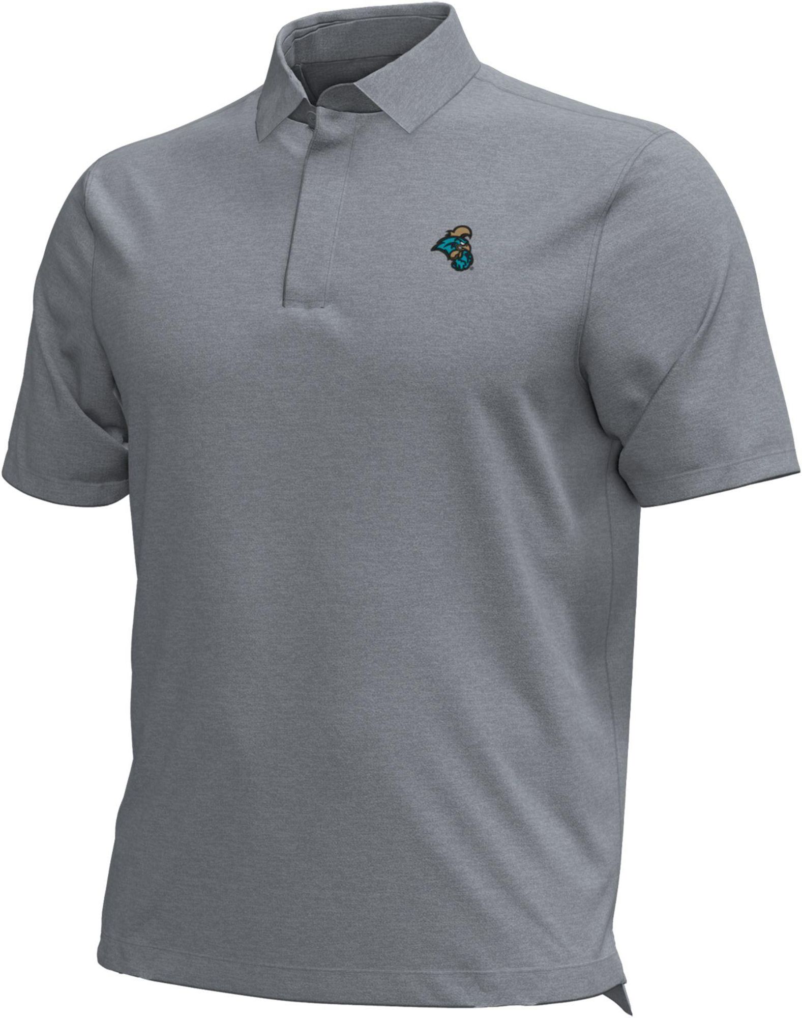 Under Armour Men's Coastal Carolina Chanticleers Steel Aura Polo