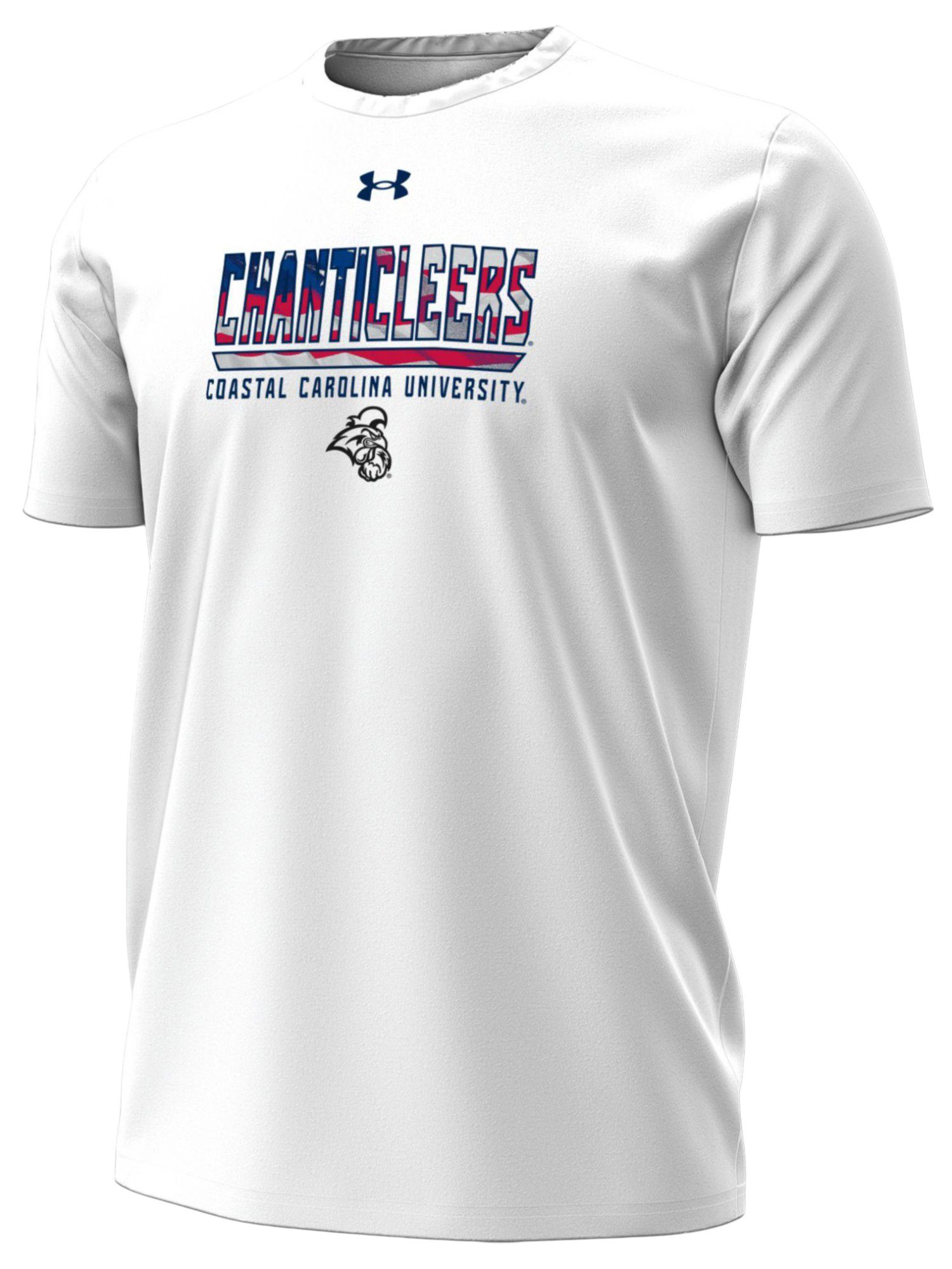 Under Armour Adult Coastal Carolina Chanticleers Americana White T-Shirt