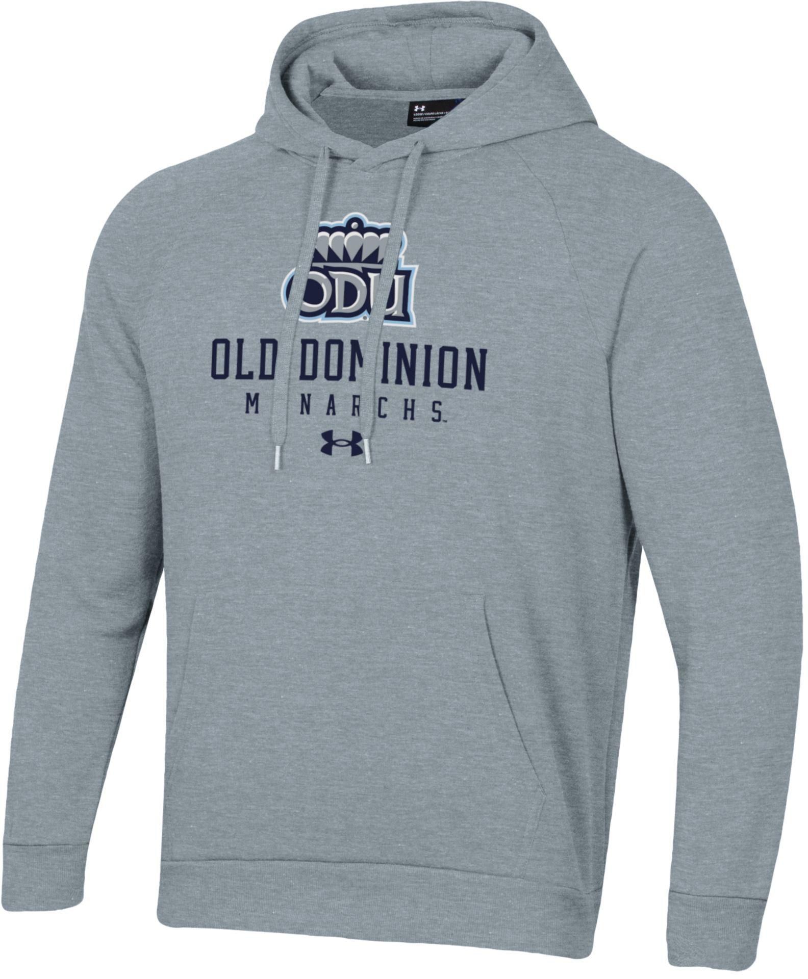 Under Armour Men's Old Dominion Monarchs Gray Heather Fleece Hoodie