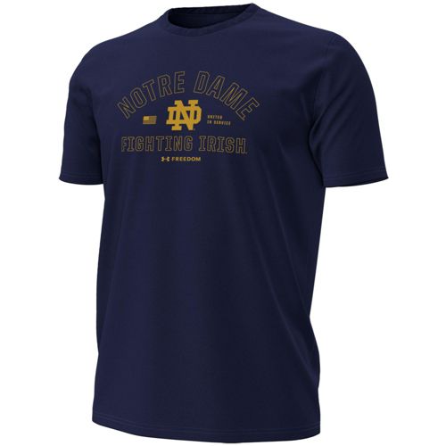 Under Armour Men's Notre Dame Fighting Irish Navy Stretch Sporting