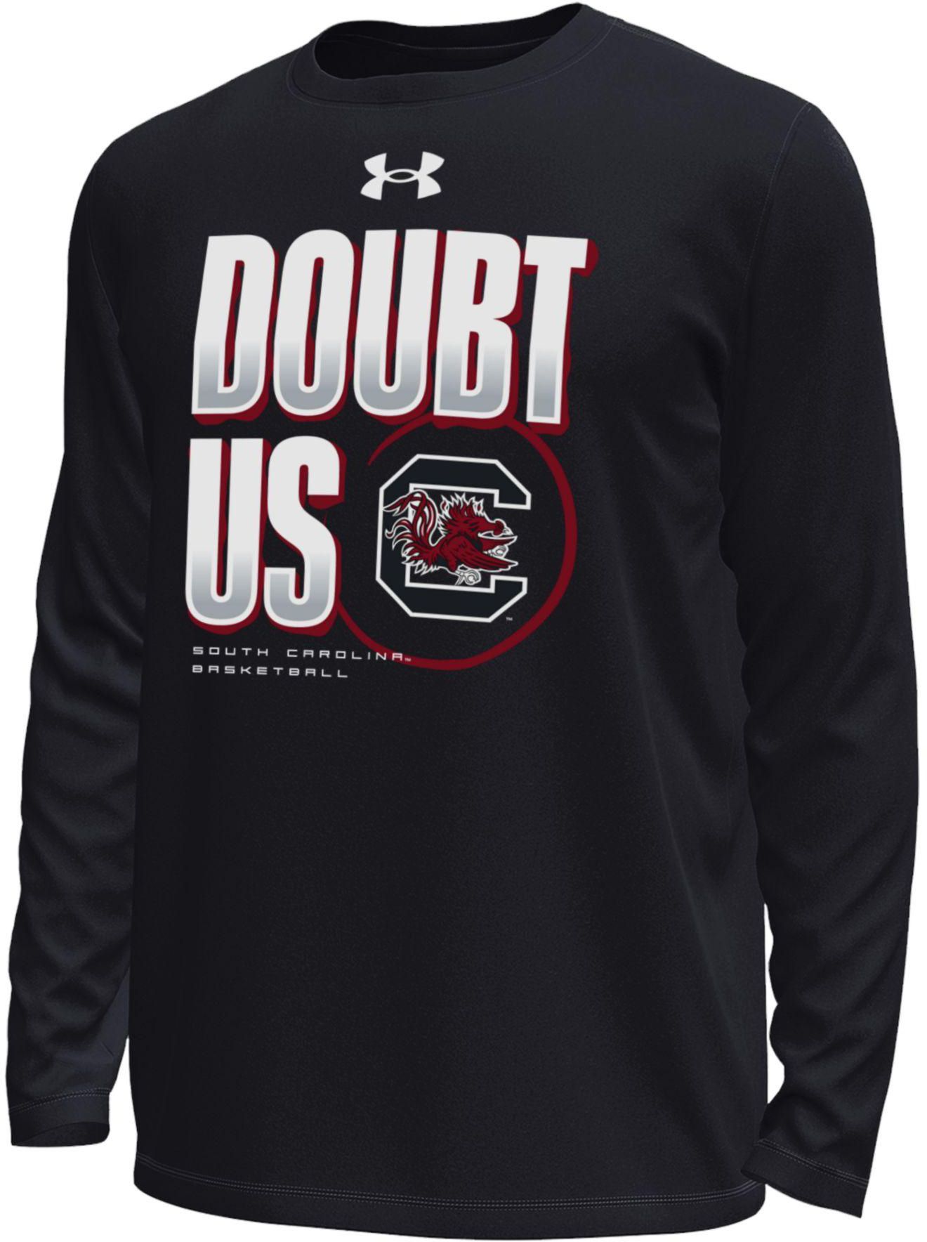Under Armour Adult South Carolina Gamecocks Doubt Us Black Bench Long Sleeve Shirt