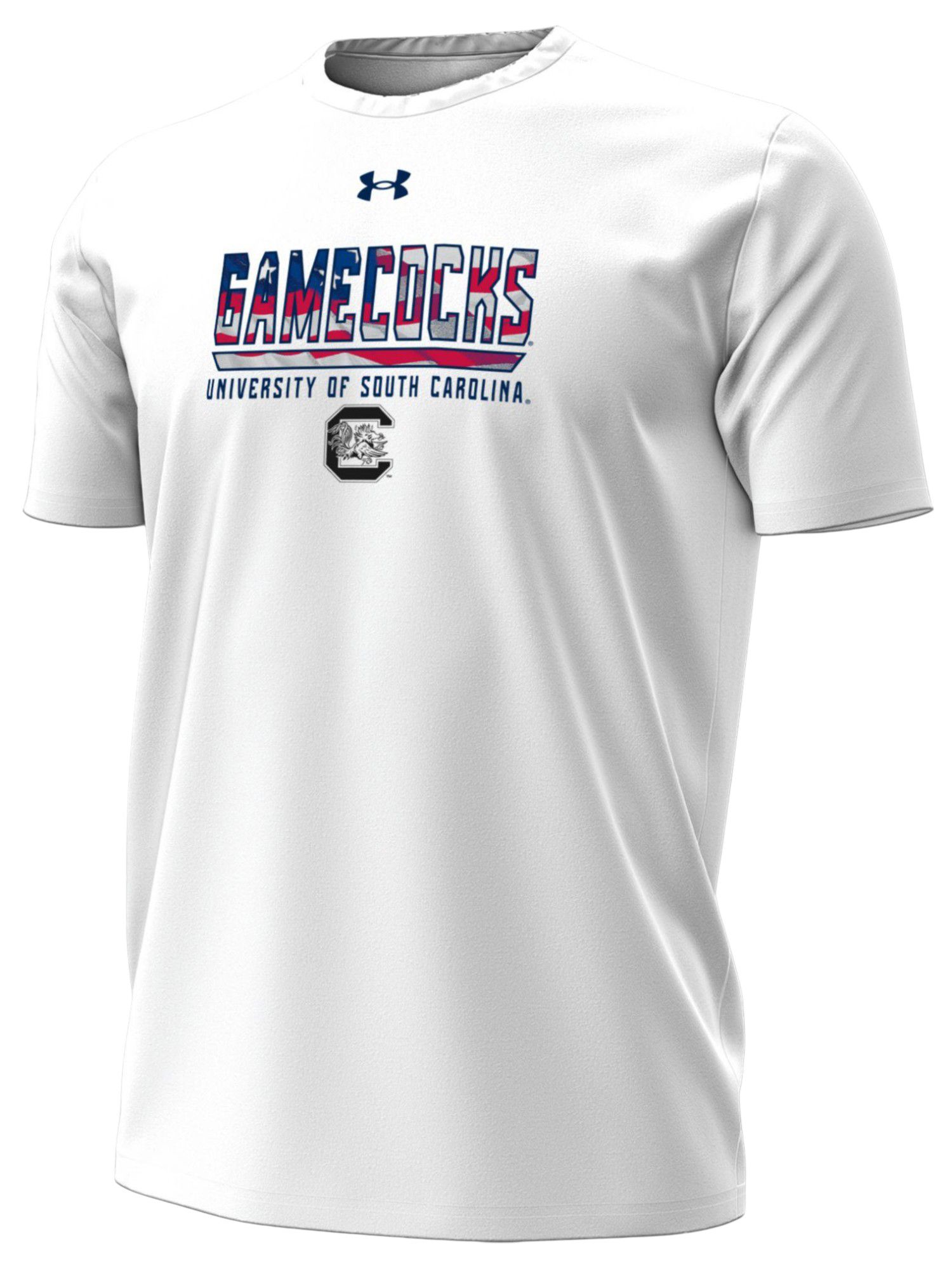 Under Armour Adult South Carolina Gamecocks Americana White T-Shirt