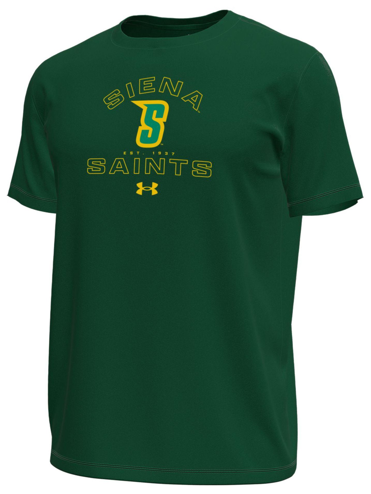 Under Armour Men's Siena Saints Forest Green Tech Stretch Short Sleeve T-Shirt