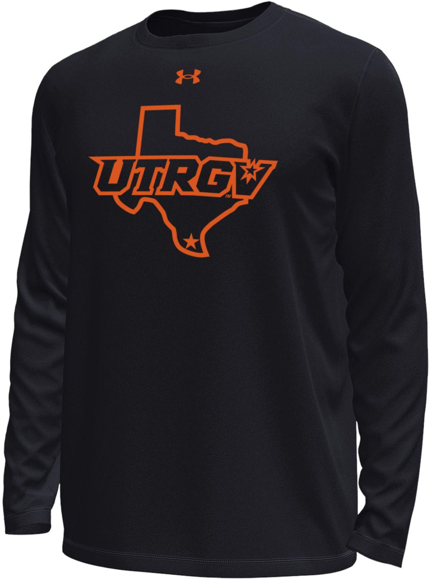 Under Armour Men's Texas-Rio Grande Valley Vaqueros Black Tech Stretch Sideline T-Shirt