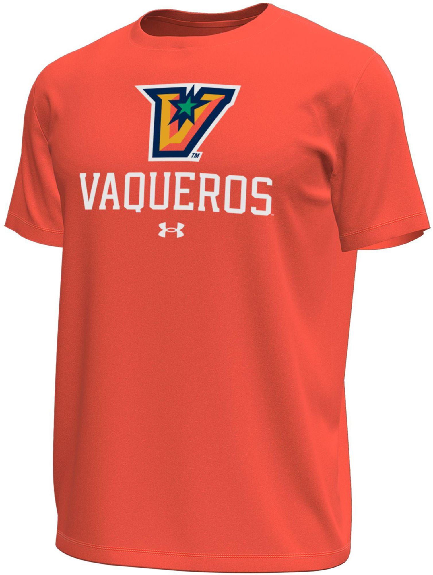 Under Armour Men's Texas-Rio Grande Valley Vaqueros Dark Orange Tech Stretch Sideline T-Shirt