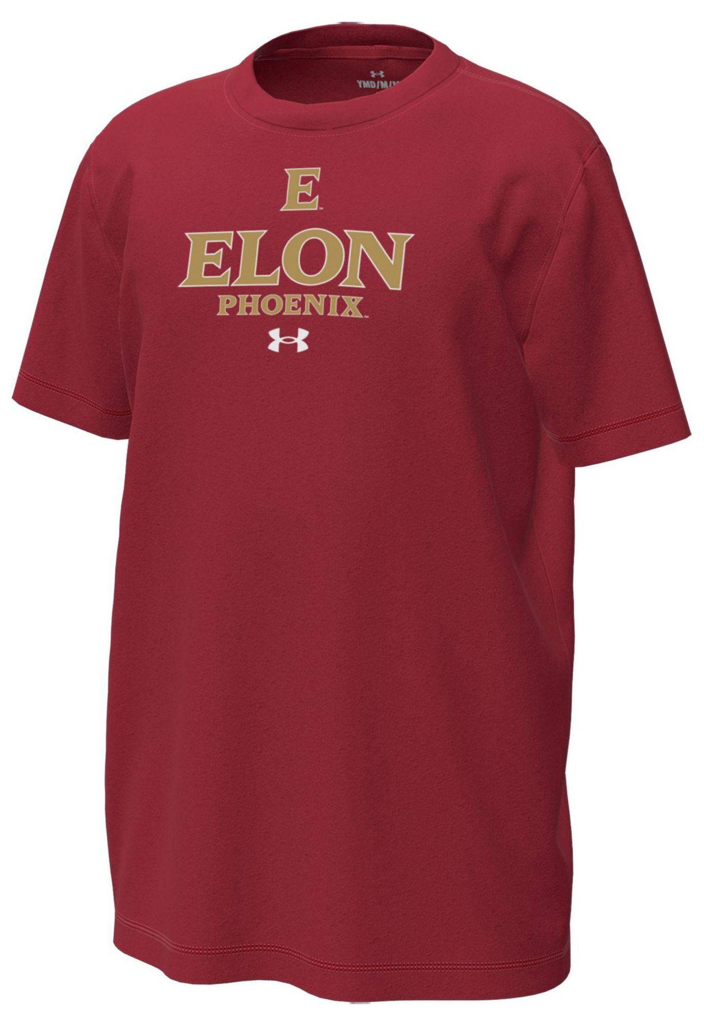 Under Armour Youth Elon Phoenix Maroon Tech Stretch Short Sleeve T-Shirt