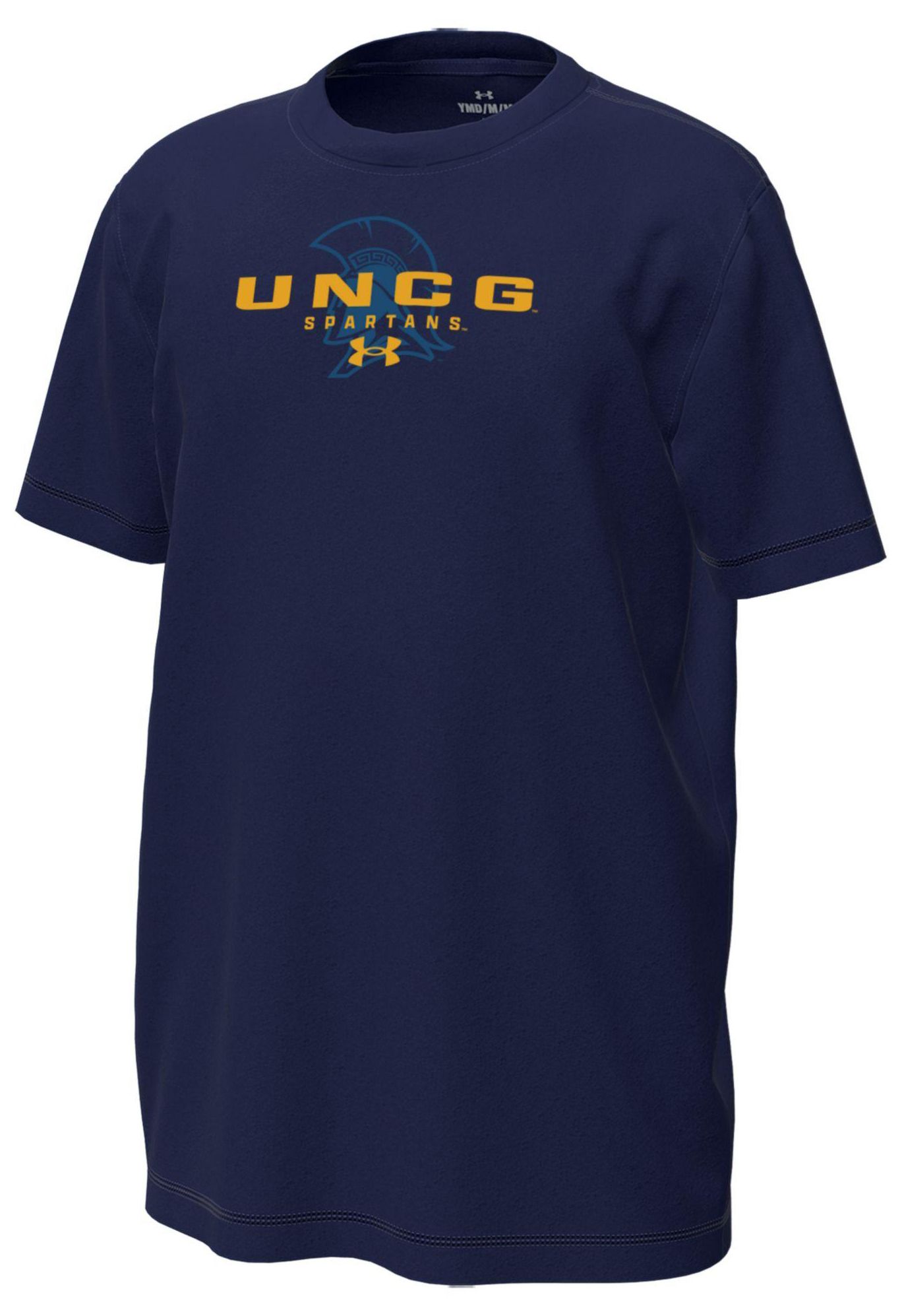 Under Armour Youth UNC Greensboro Spartans Navy Tech Stretch Short Sleeve T-Shirt