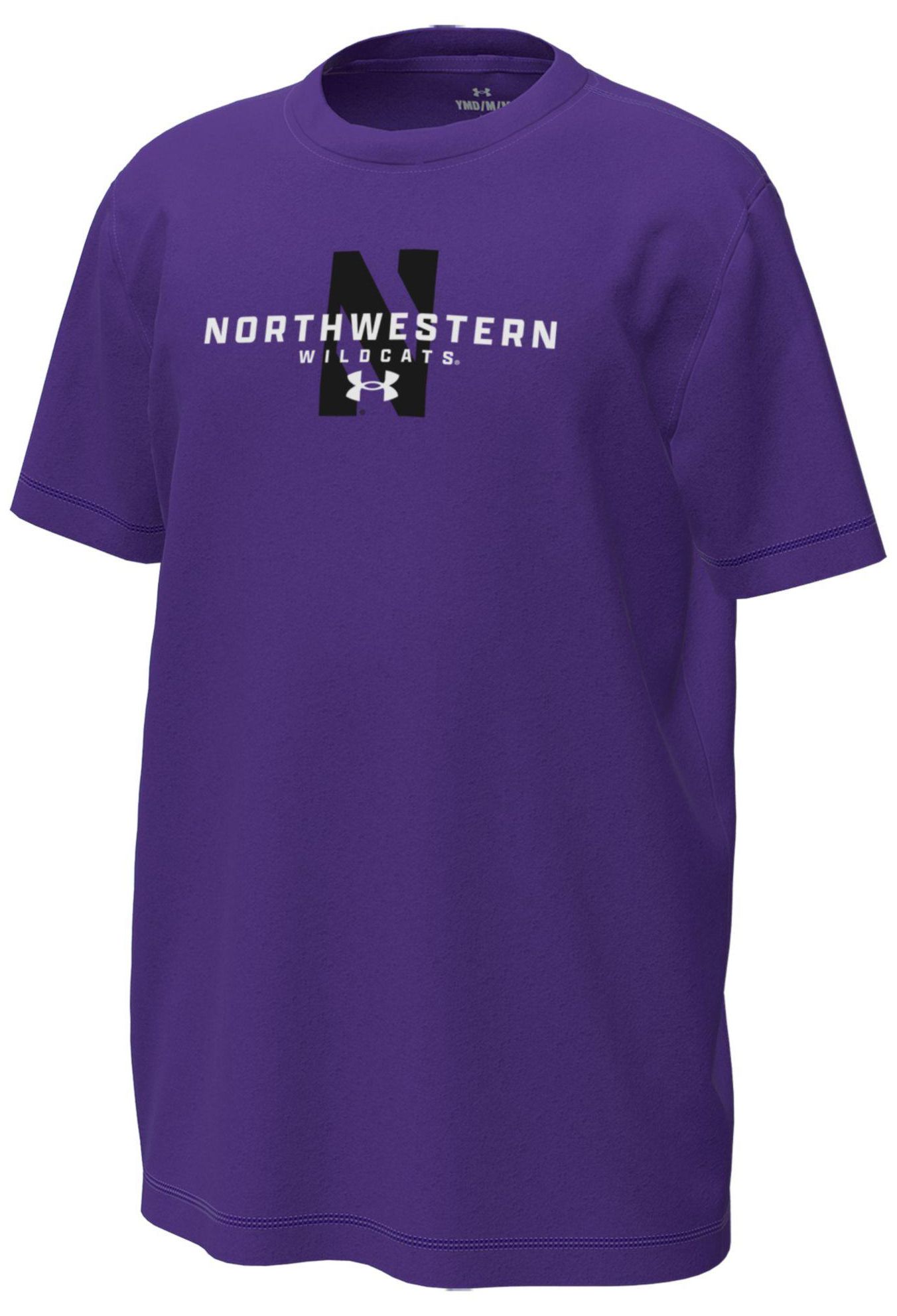 Under Armour Youth Northwestern Wildcats Purple Tech Stretch Short Sleeve T-Shirt