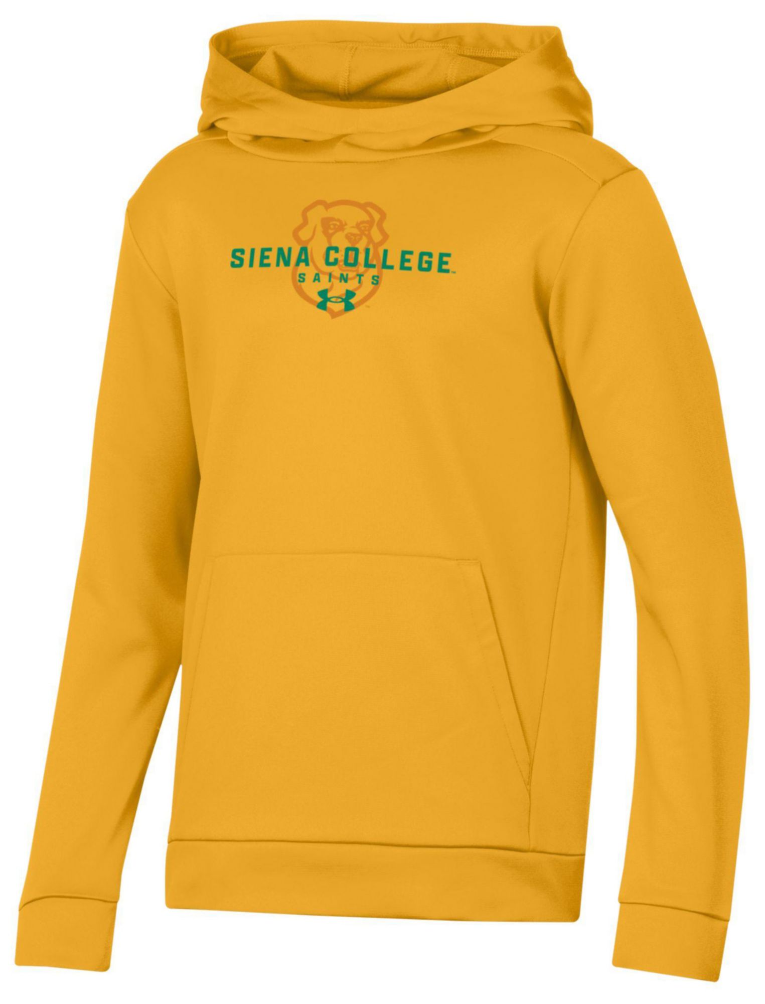 Under Armour Youth Siena Saints Gold Armour Fleece Pullover Hoodie
