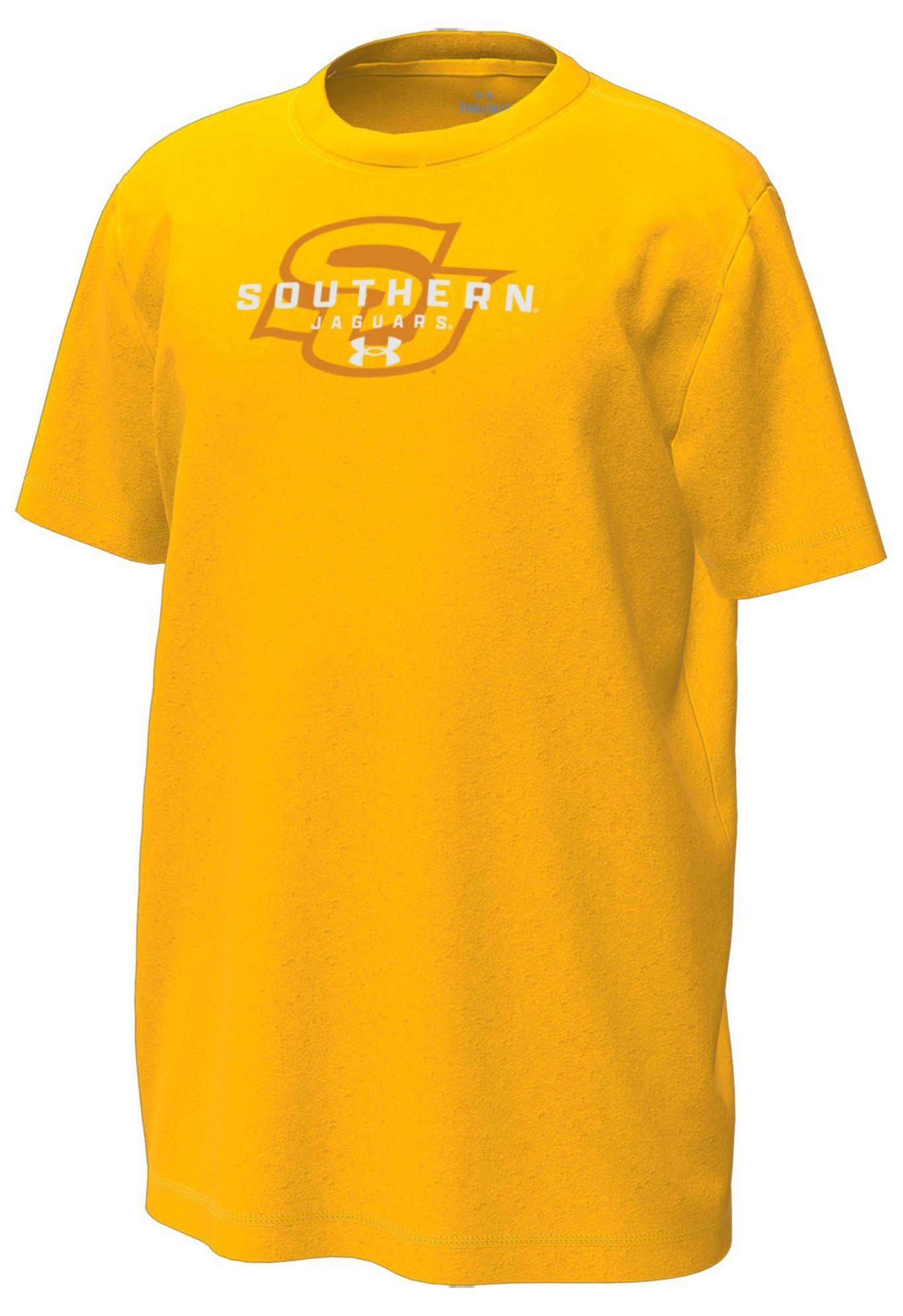Under Armour Youth Southern Jaguars Gold Tech Stretch Short Sleeve T-Shirt