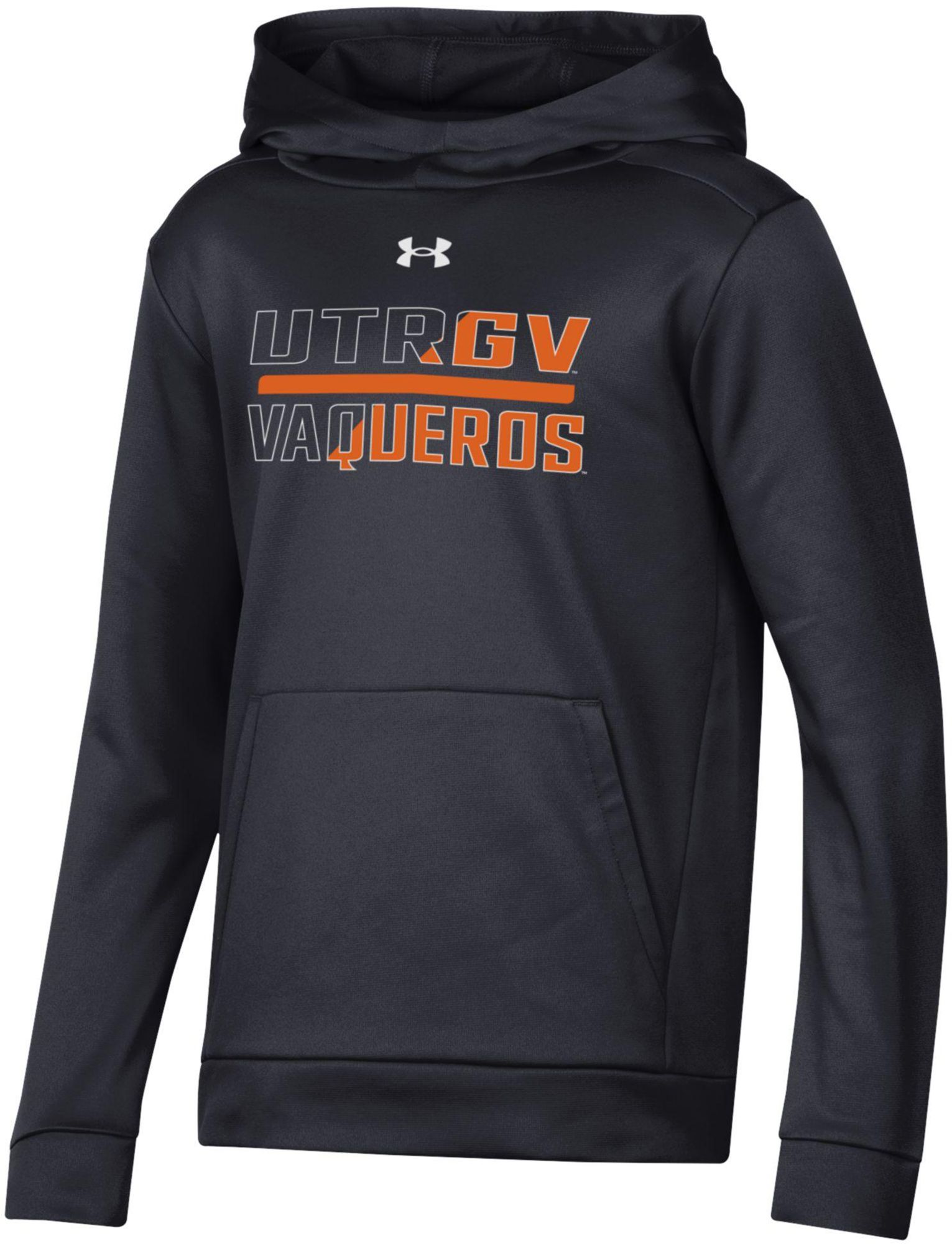 Under Armour Youth Texas-Rio Grande Valley Vaqueros Black Sideline Fleece Hoodie