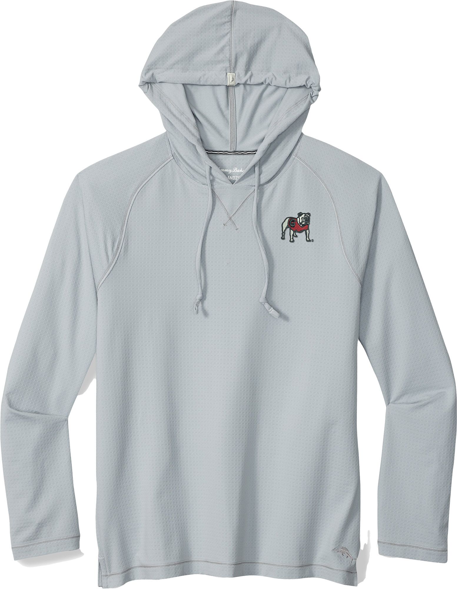 Tommy Bahama Men's Georgia Bulldogs Grey Sunset Rally Pullover Hoodie