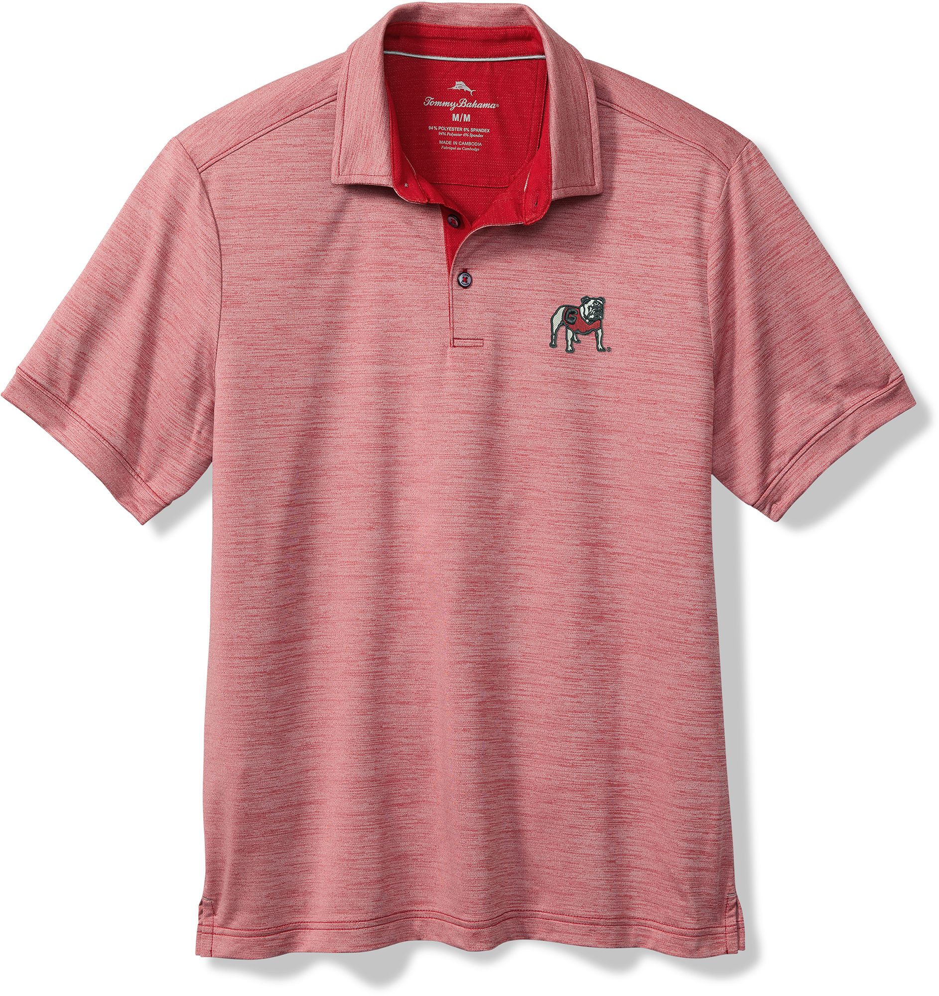 Tommy Bahama Men's Georgia Bulldogs Red San Raphael Polo