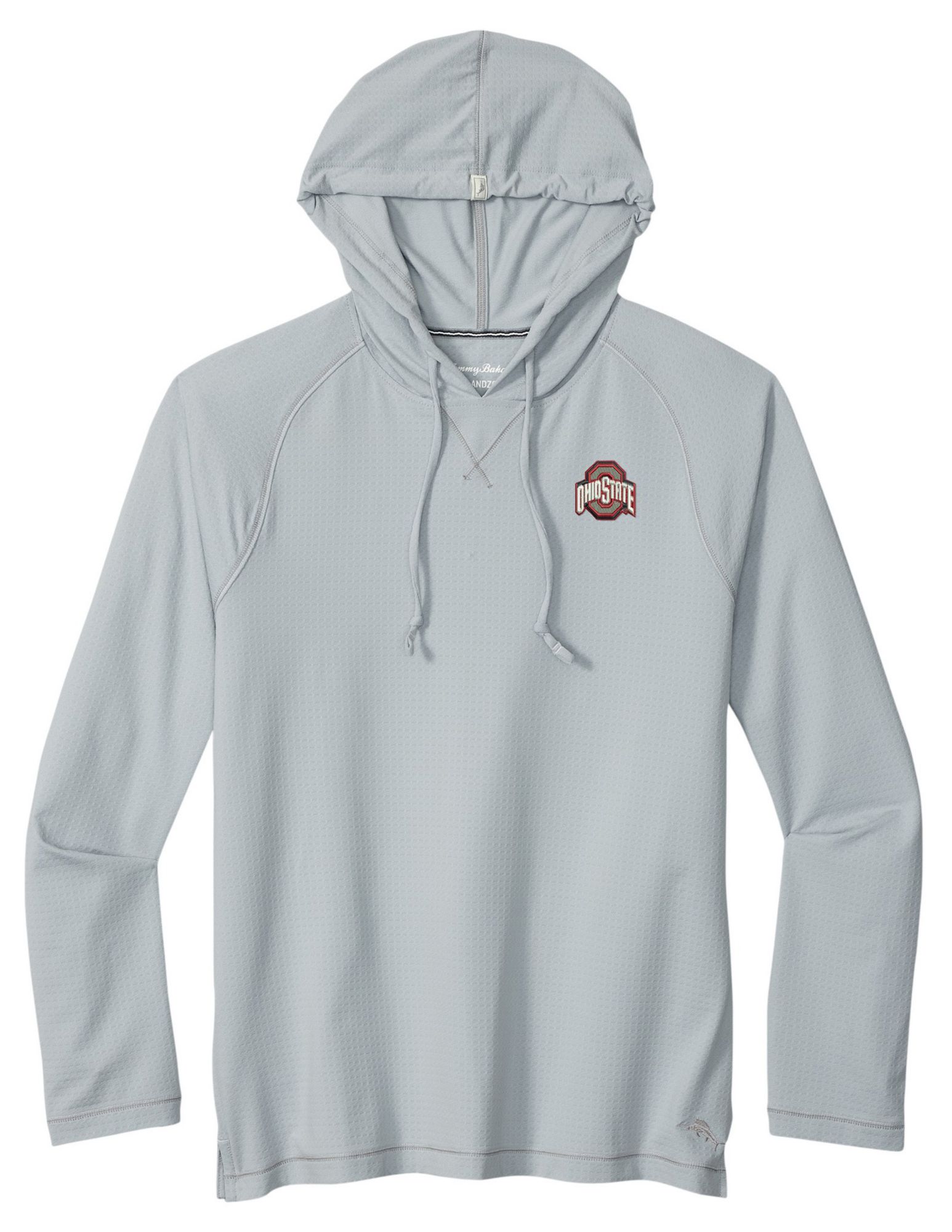 Tommy Bahama Men's Ohio State Buckeyes Grey Sunset Rally Pullover Hoodie