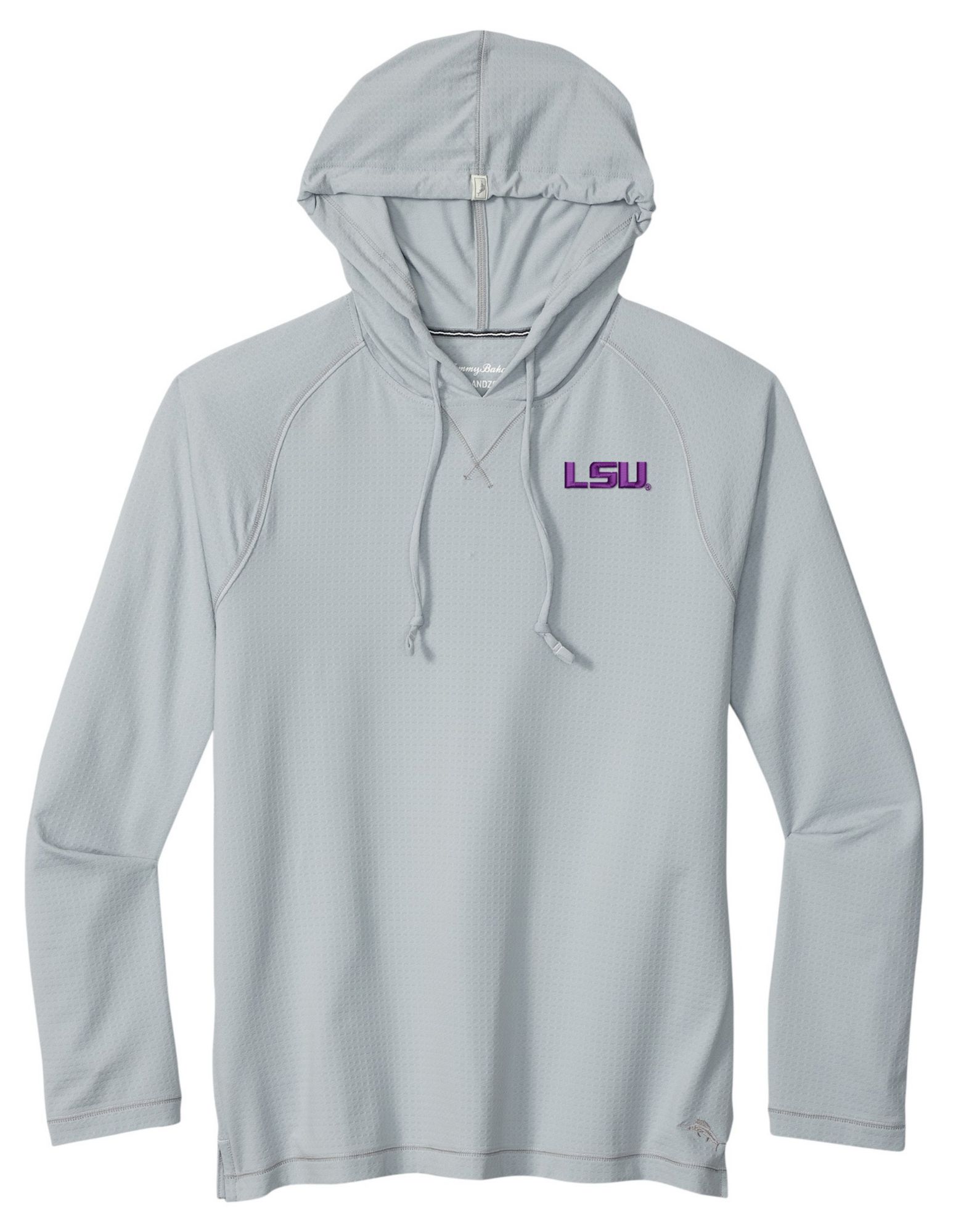 Tommy Bahama Men's LSU Tigers Grey Sunset Rally Pullover Hoodie
