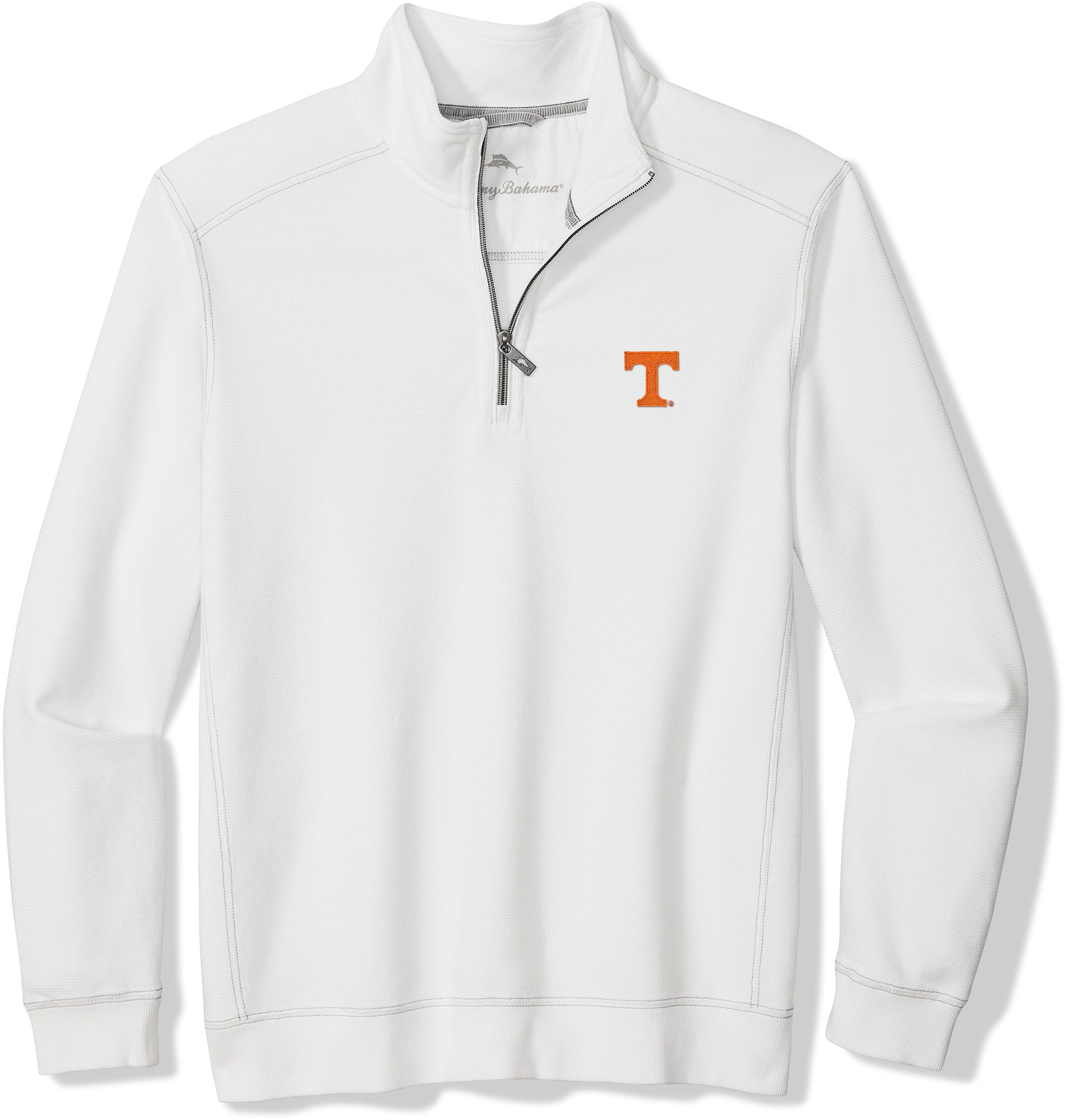 Tommy Bahama Men's Tennessee Volunteers White Montego Bay Half-Zip Jacket