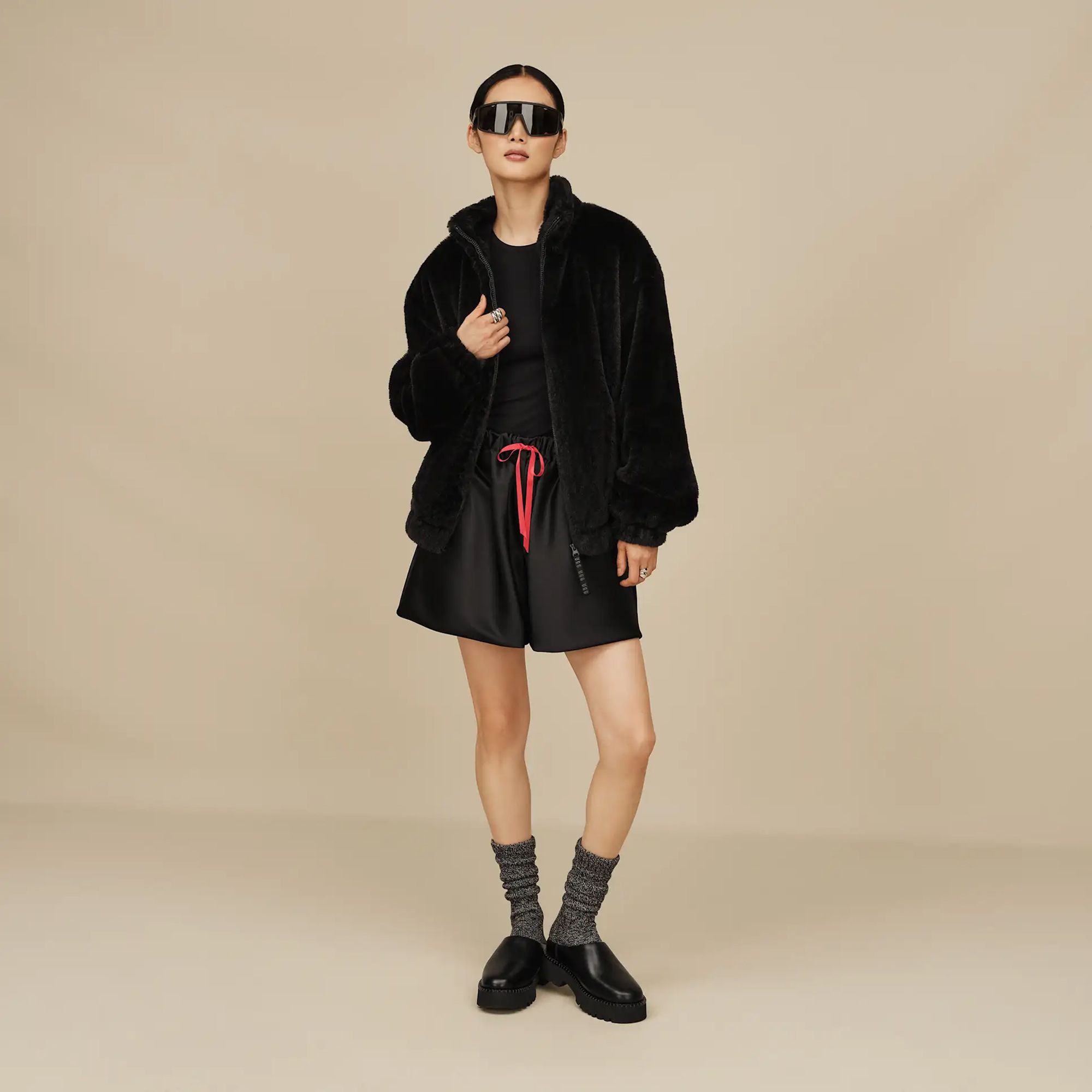 UGG Women's Rib Knit Slouchy Crew Sock