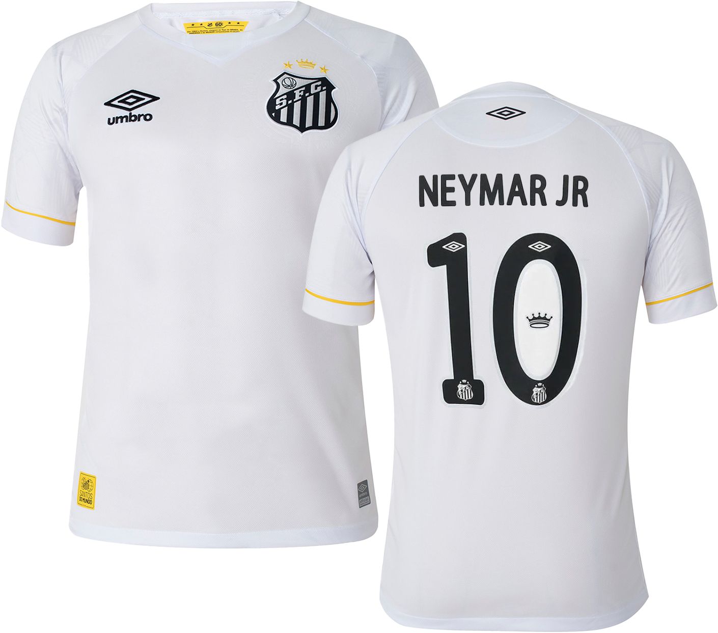 Umbro Adult Santos FC Neymar #10 2026 Away Replica Jersey