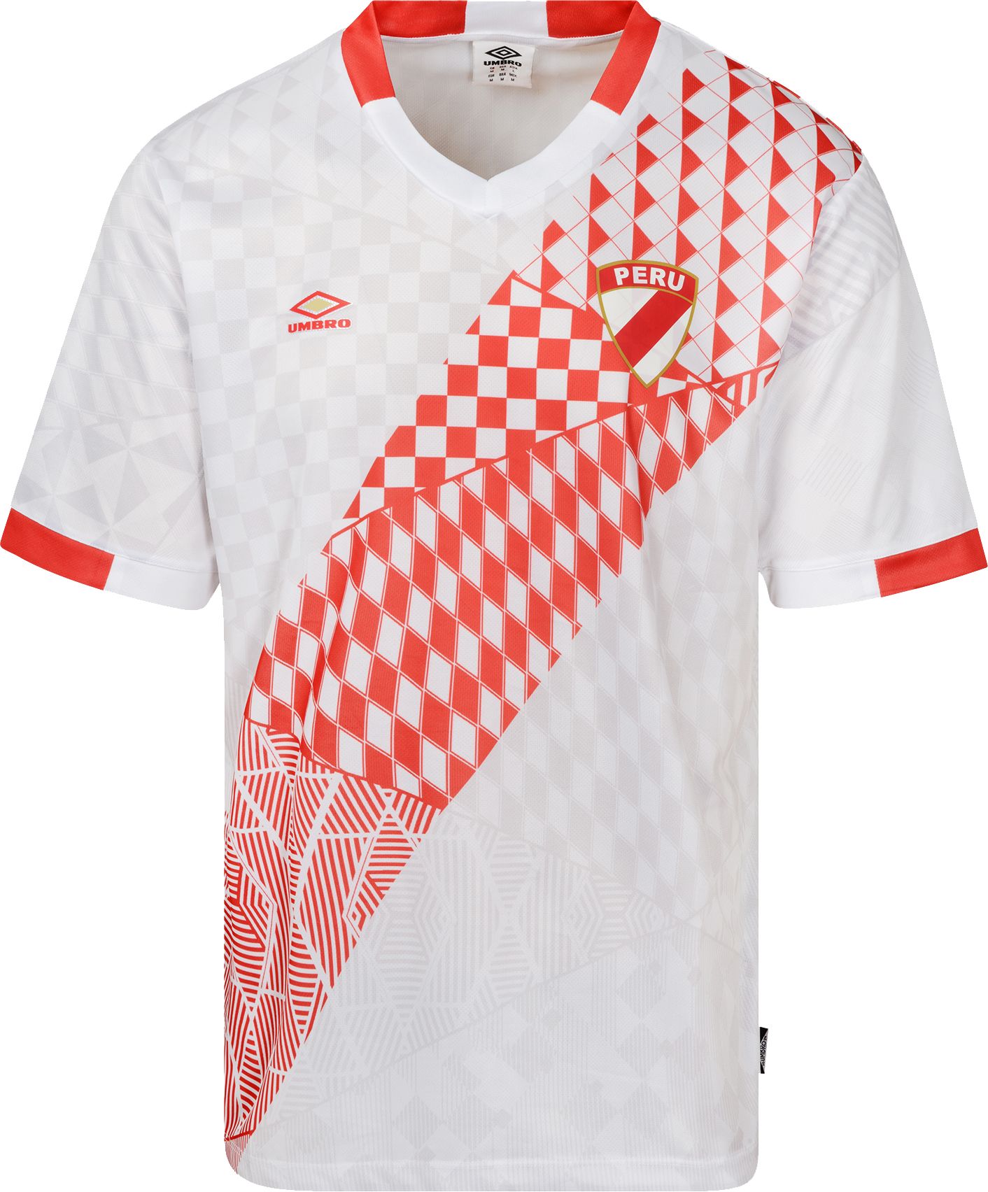 Umbro Men's Peru Iconic White Replica Jersey
