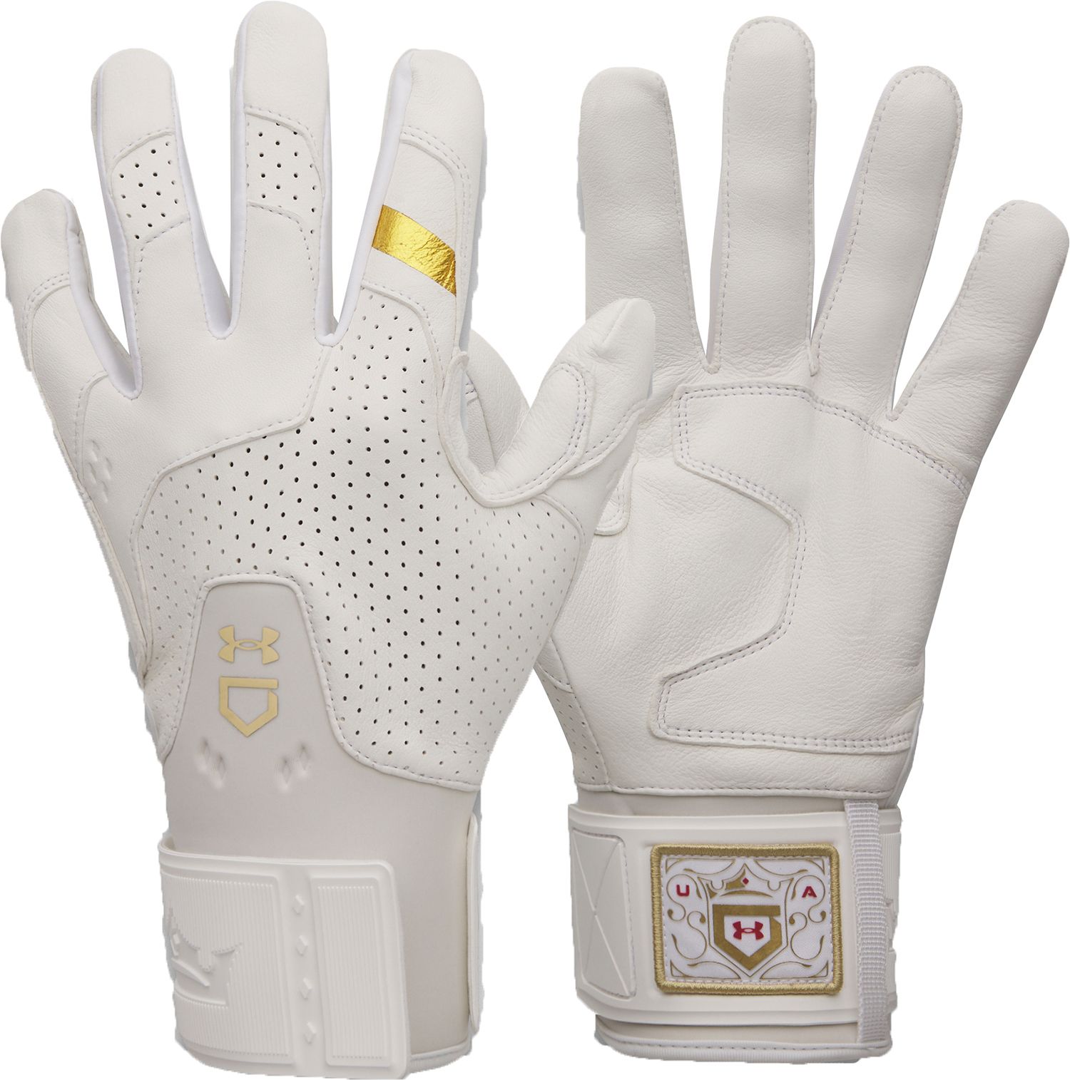White/White/Metallic Gold