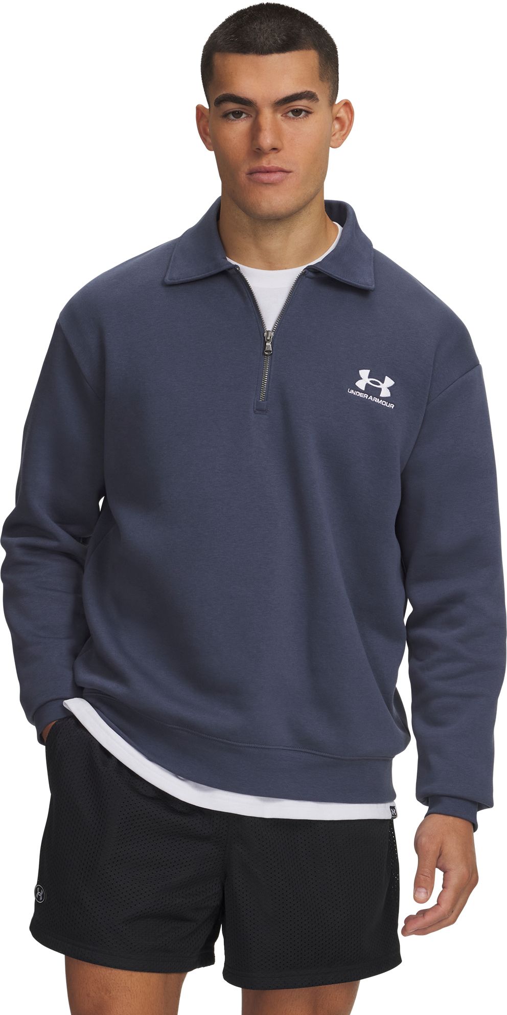 Under Armour Men's Icon Fleece Collared 1/4 Zip Sweatshirt