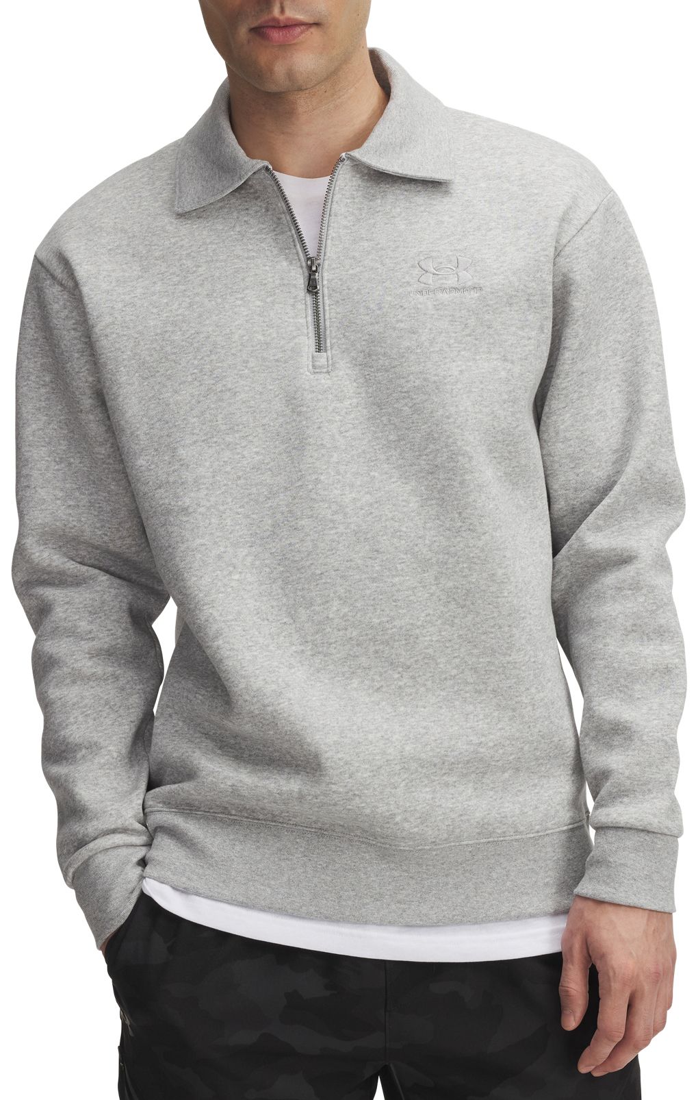 Under Armour Men's Icon Fleece Collared 1/4 Zip Sweatshirt