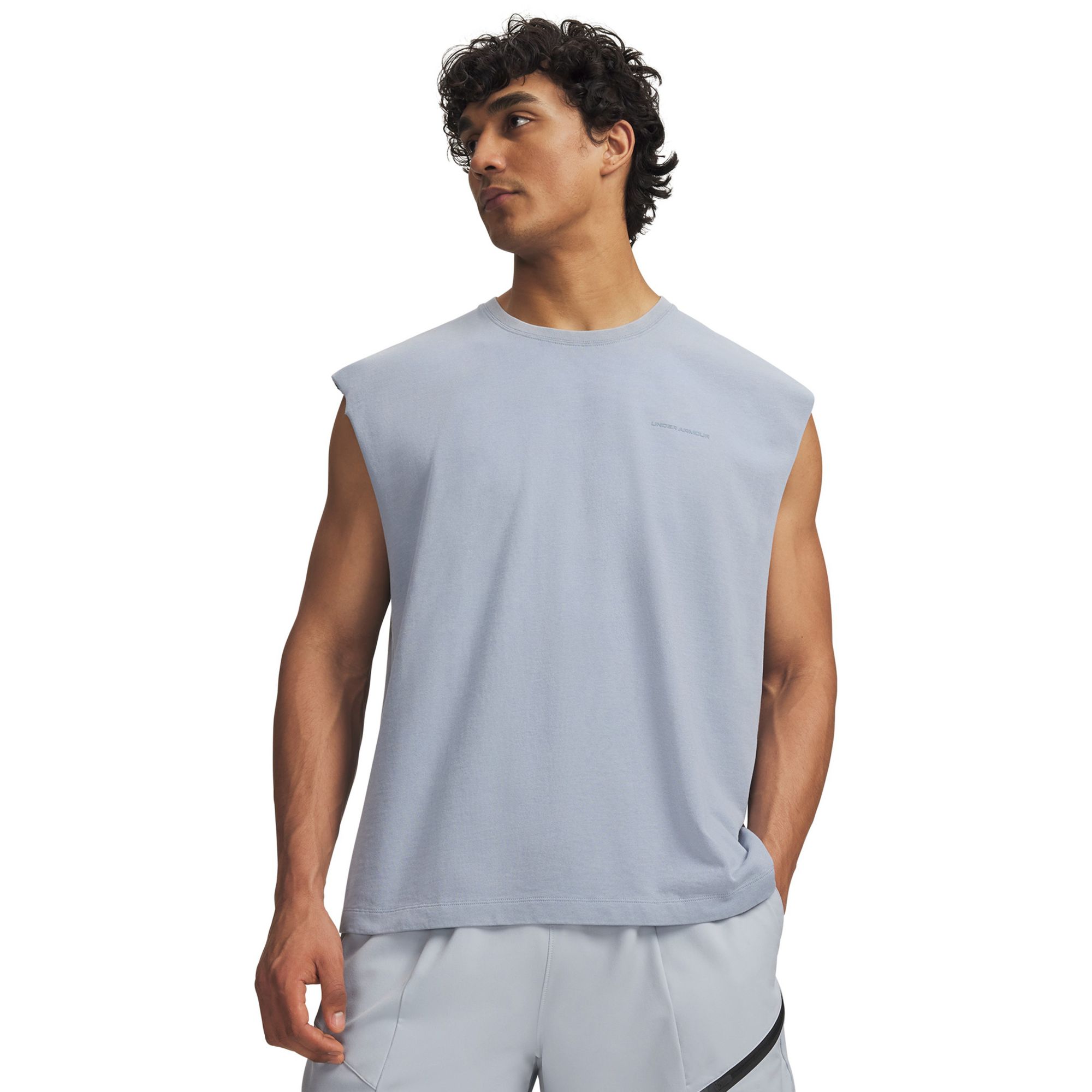 Under Armour Men's Icon Heavyweight Washed Cotton Tank Top