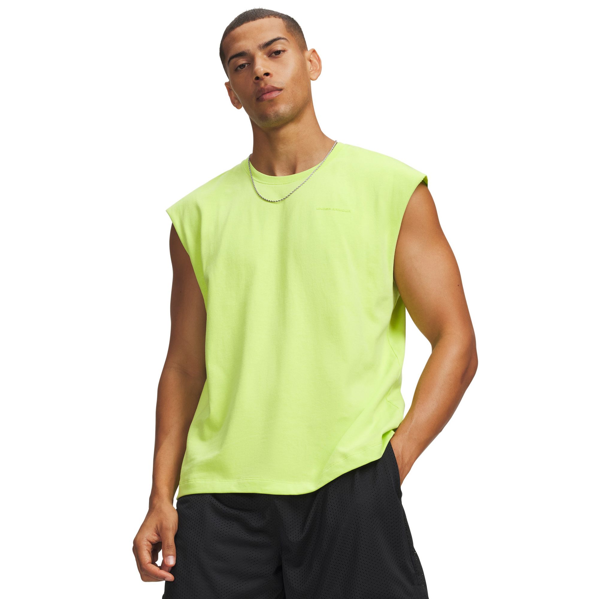 Under Armour Men's Icon Heavyweight Washed Cotton Tank Top
