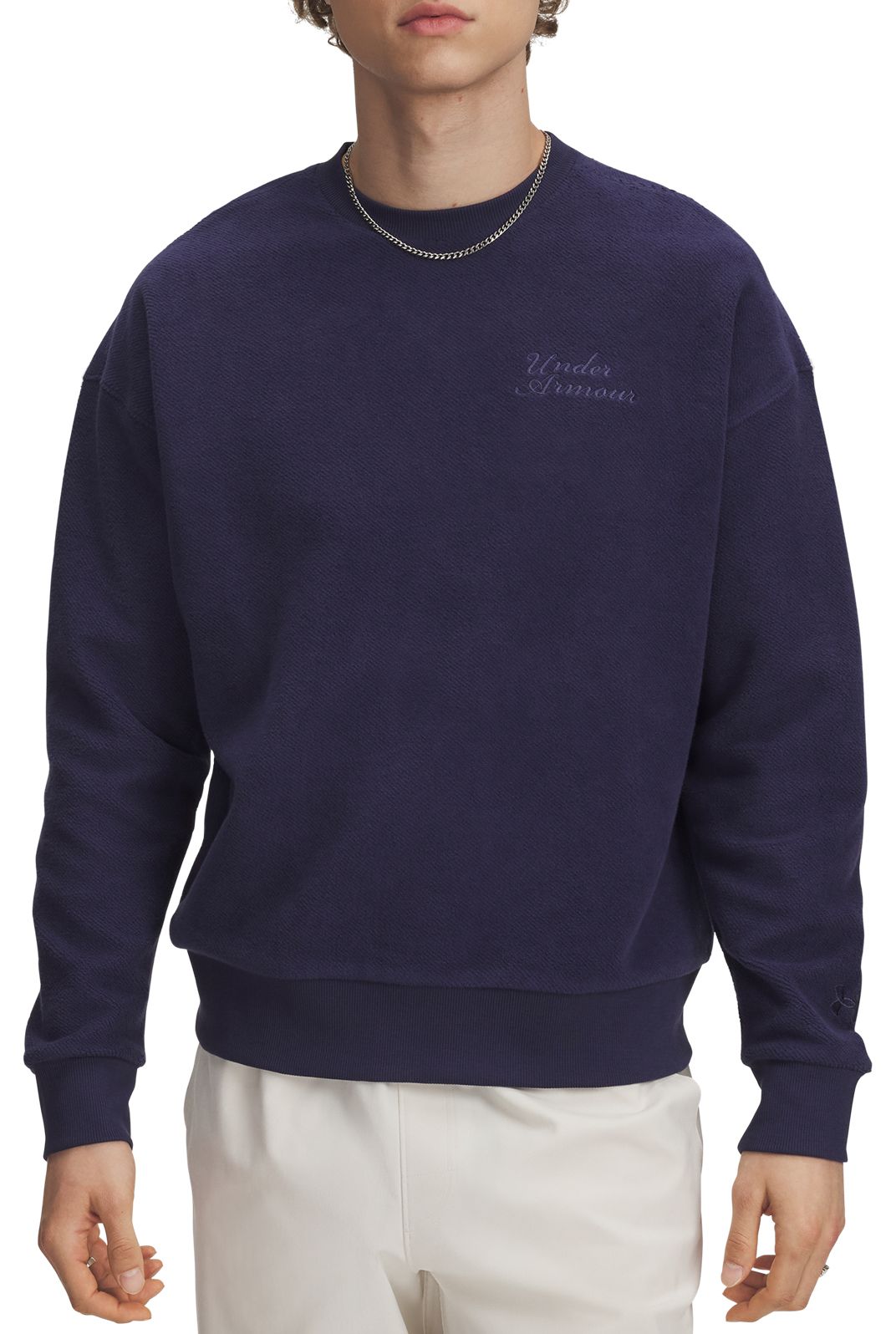 Under Armour Men's Icon Fleece Terry Crewneck Sweatshirt