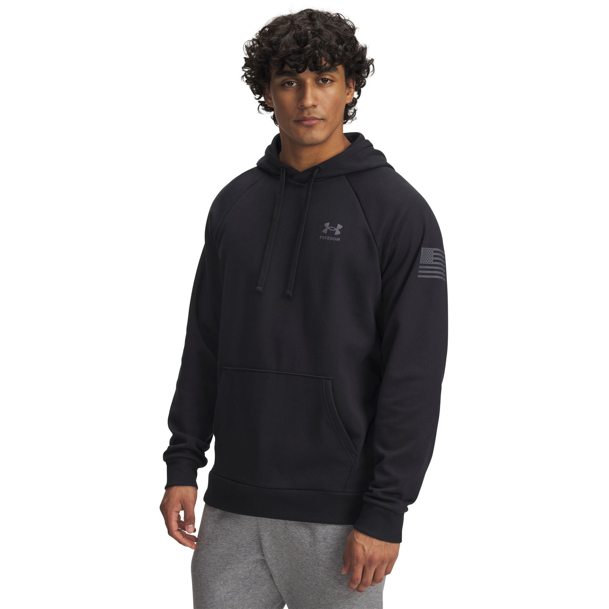 Under Armour Men's Freedom Flag Hoodie - Black