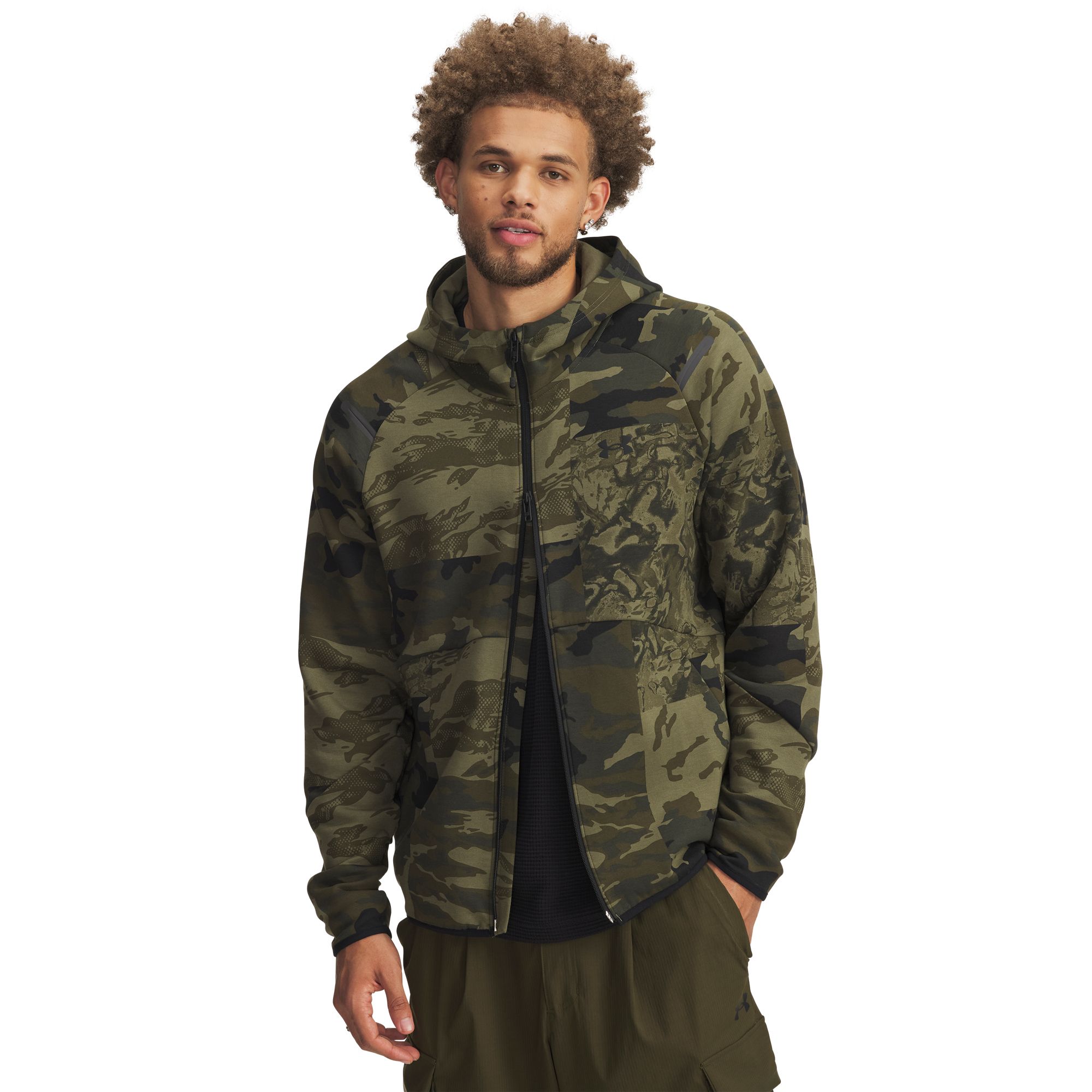 Under Armour Men&amp;#x27;s Unstoppable Fleece Full-Zip Camo Hoodie
