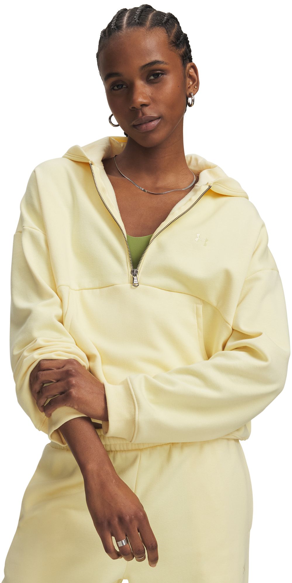 Under Armour Women's Icon Fleece: Reinvented ½ Zip Hoodie