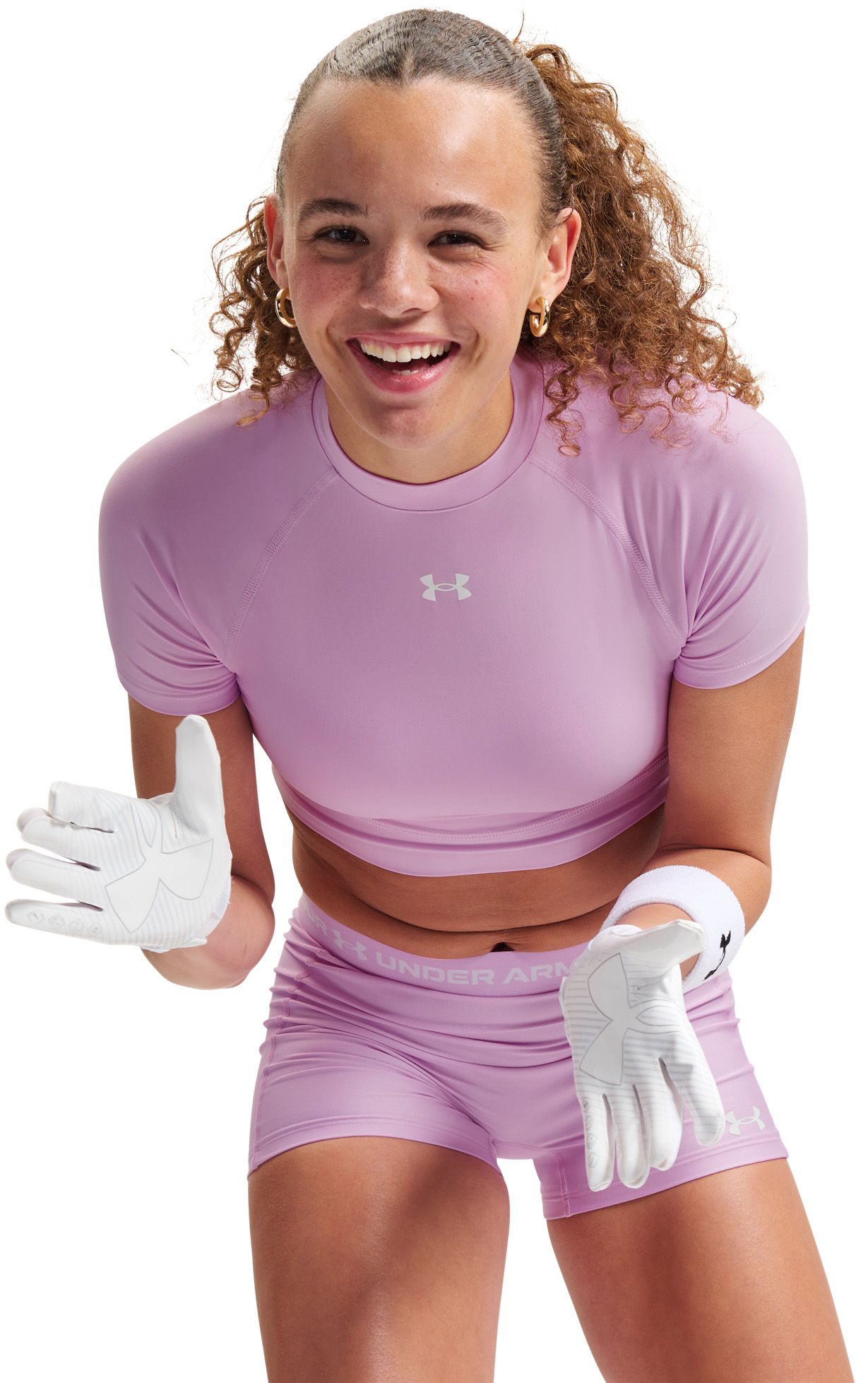 Under Armour Women's HeatGear Crop Mock