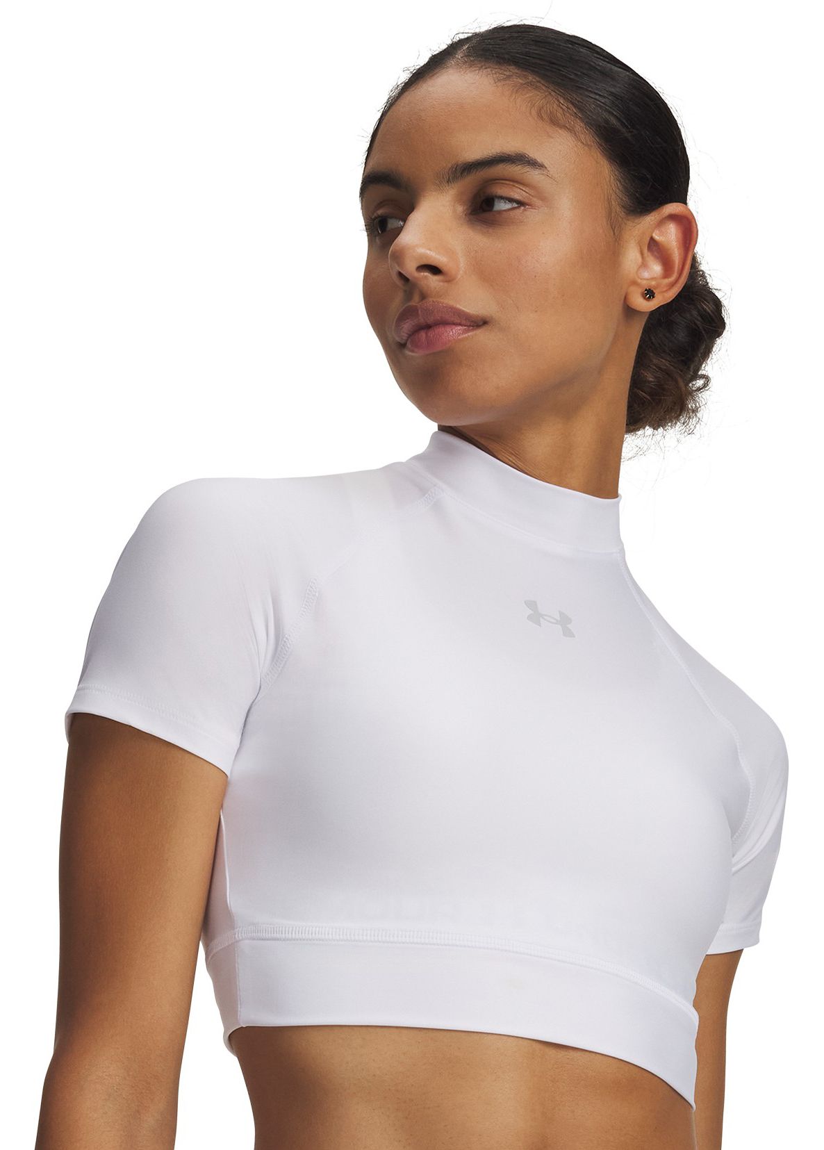 Under Armour Women's HeatGear Crop Mock