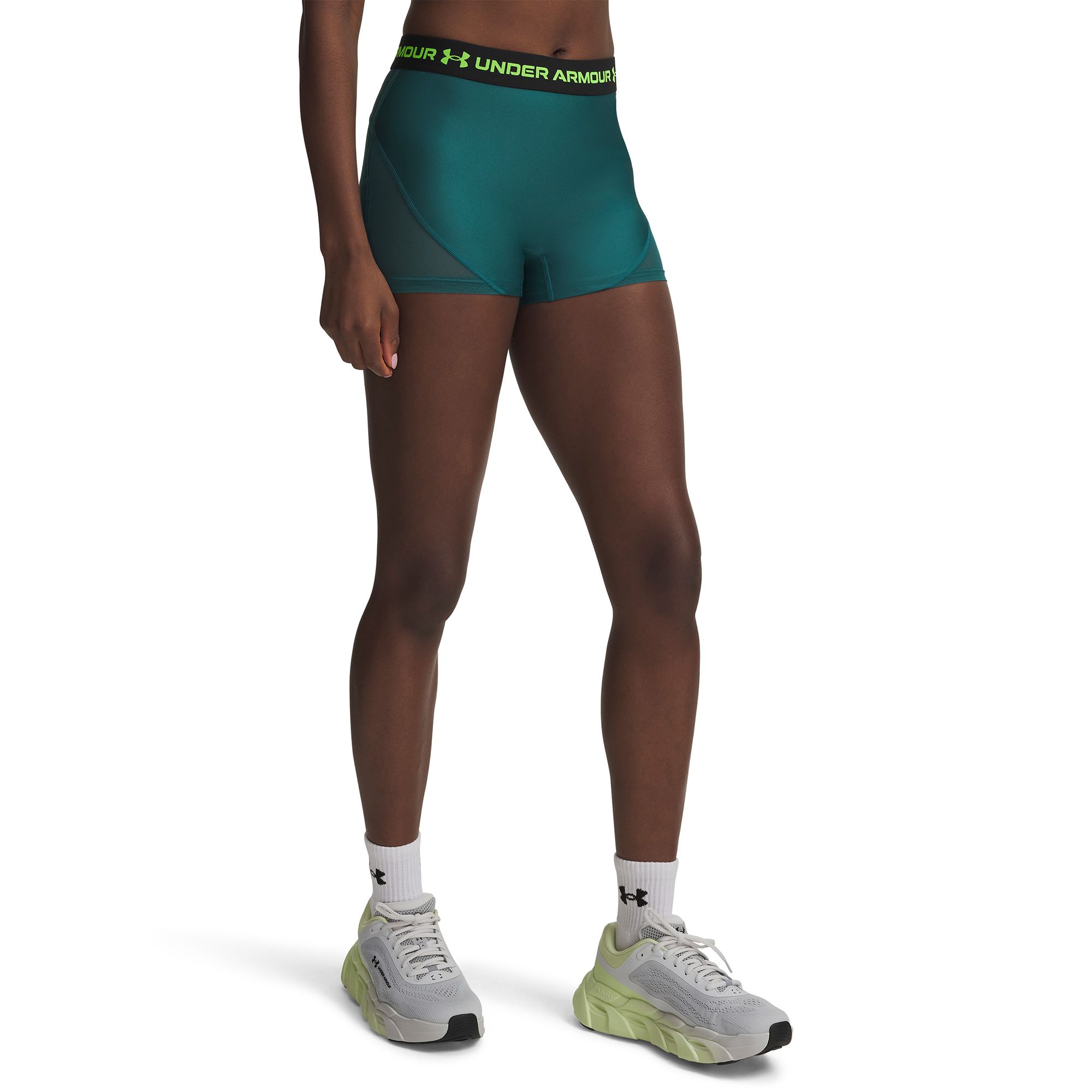 Under Armour Women's HeatGear Mesh Shorty Shorts