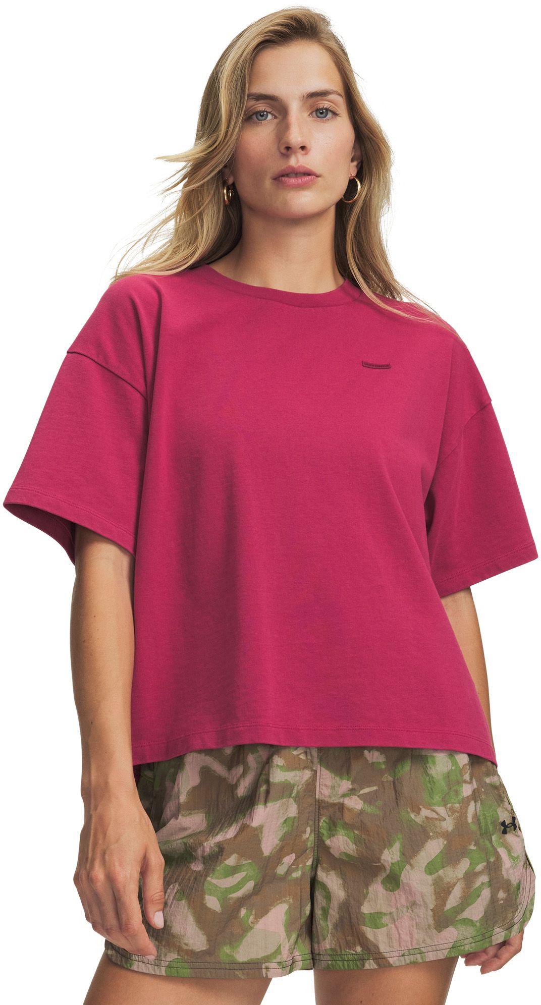 Under Armour Women's Heavyweight Wordmark Boxy Tee