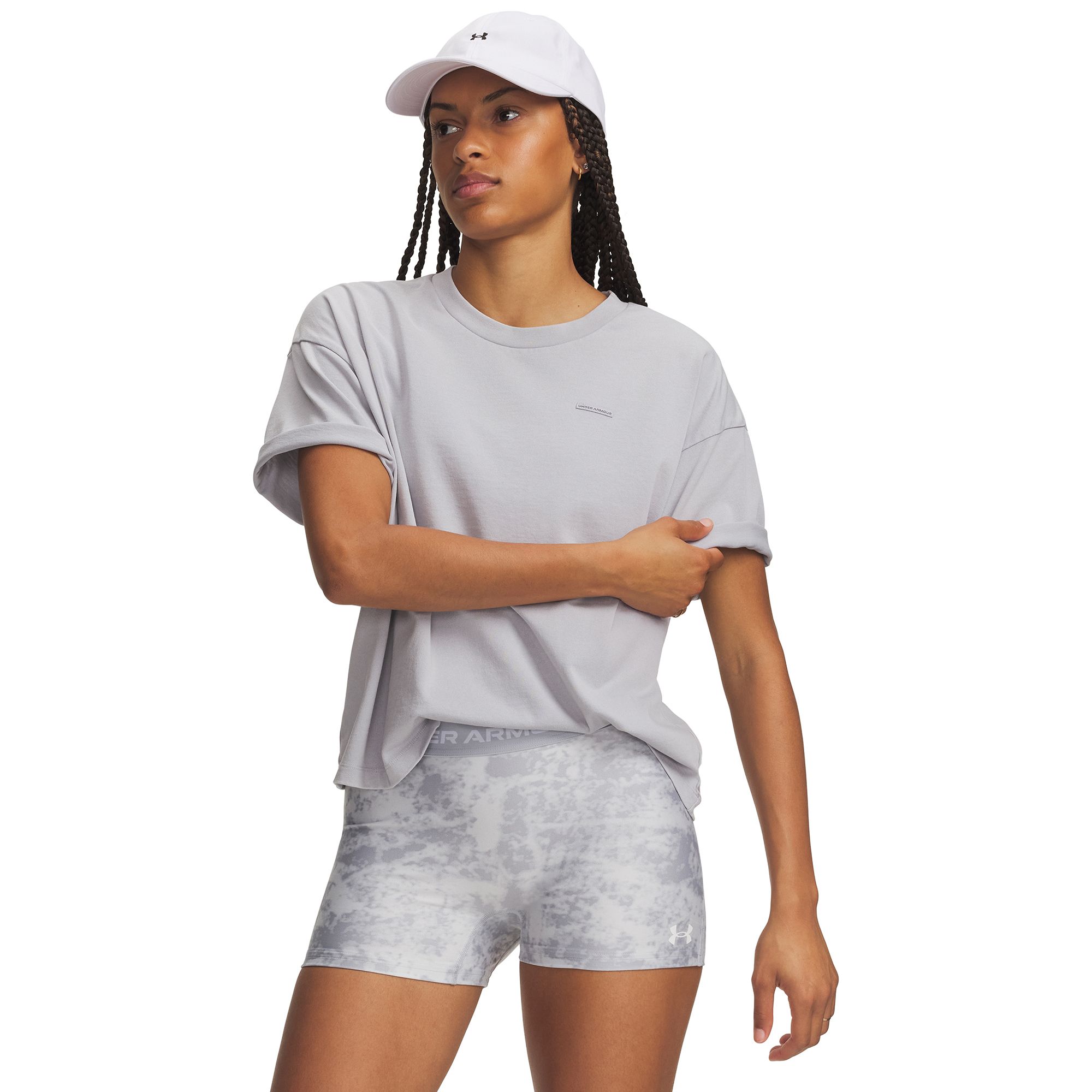 Under Armour Women's Heavyweight Wordmark Boxy Tee