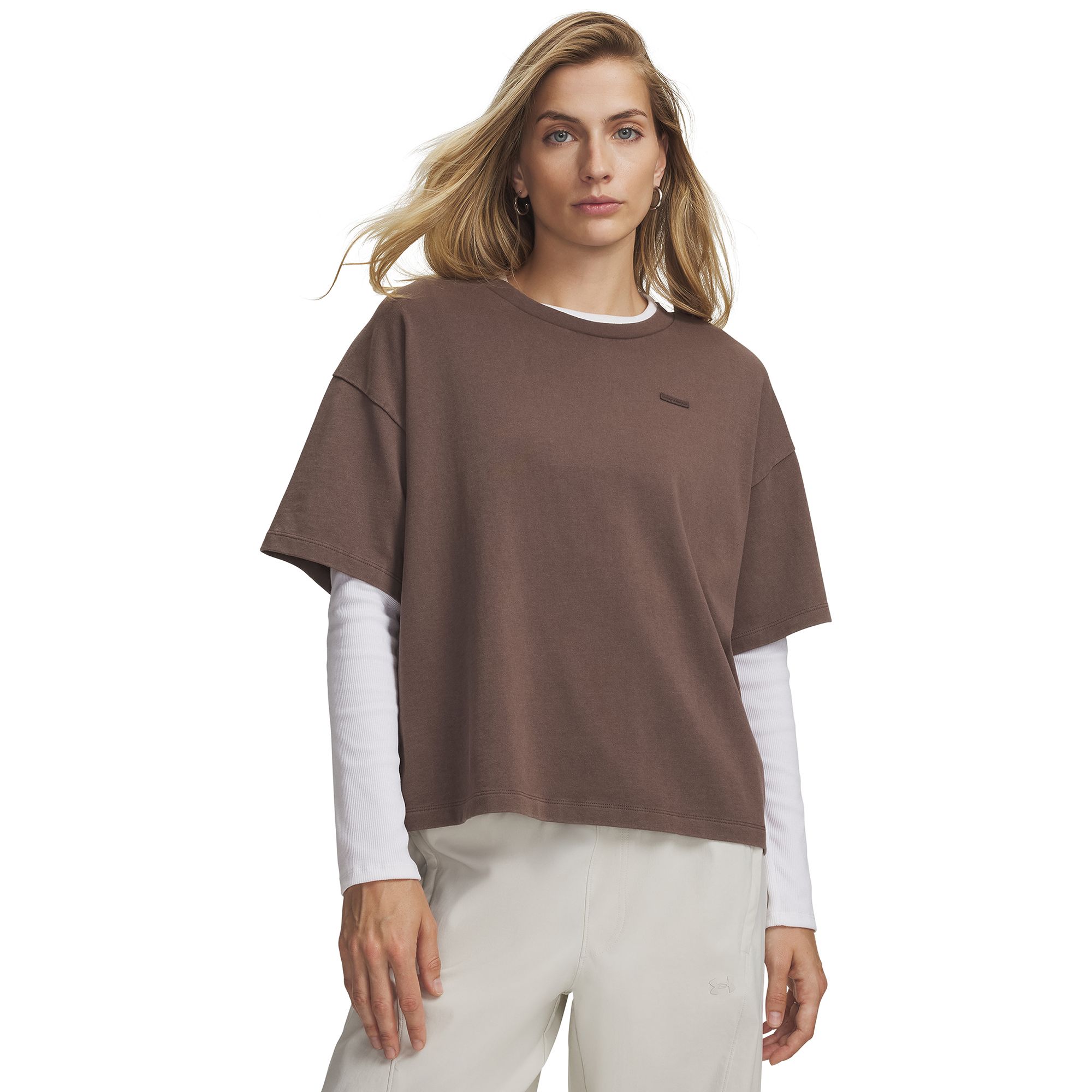 Under Armour Women's Heavyweight Wordmark Boxy Tee