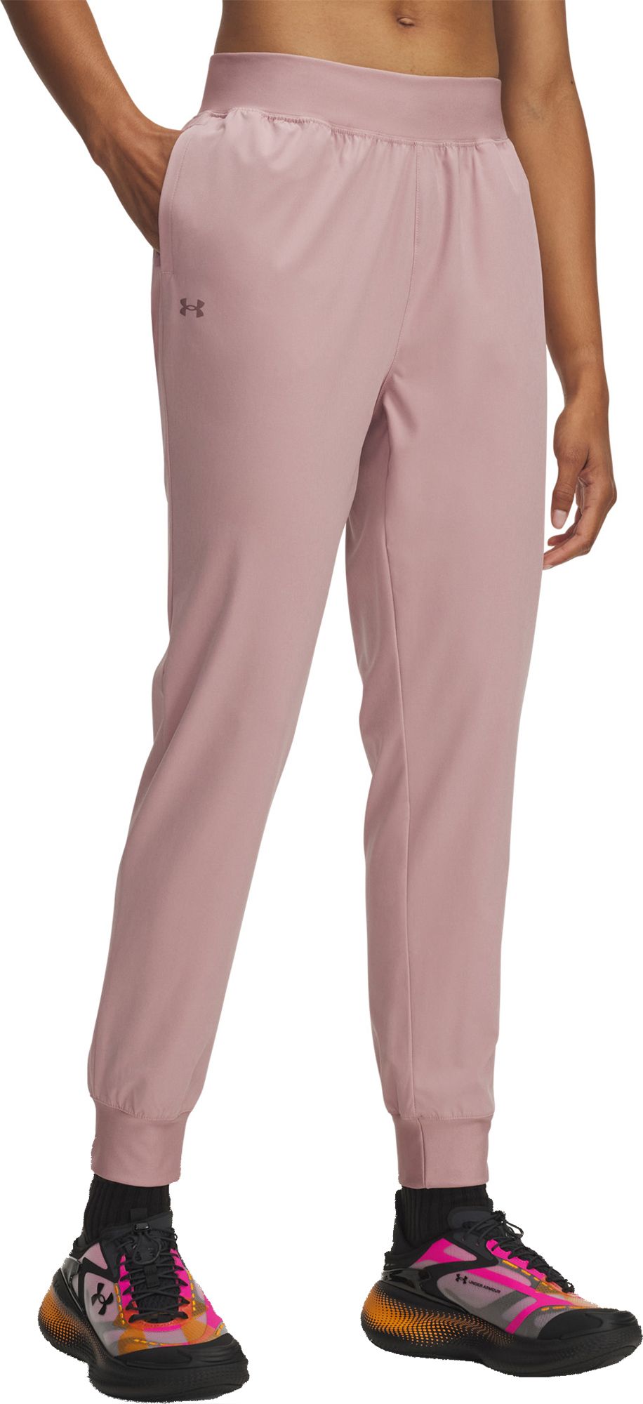 Under Armour Women's Rival High-Rise Woven Pants