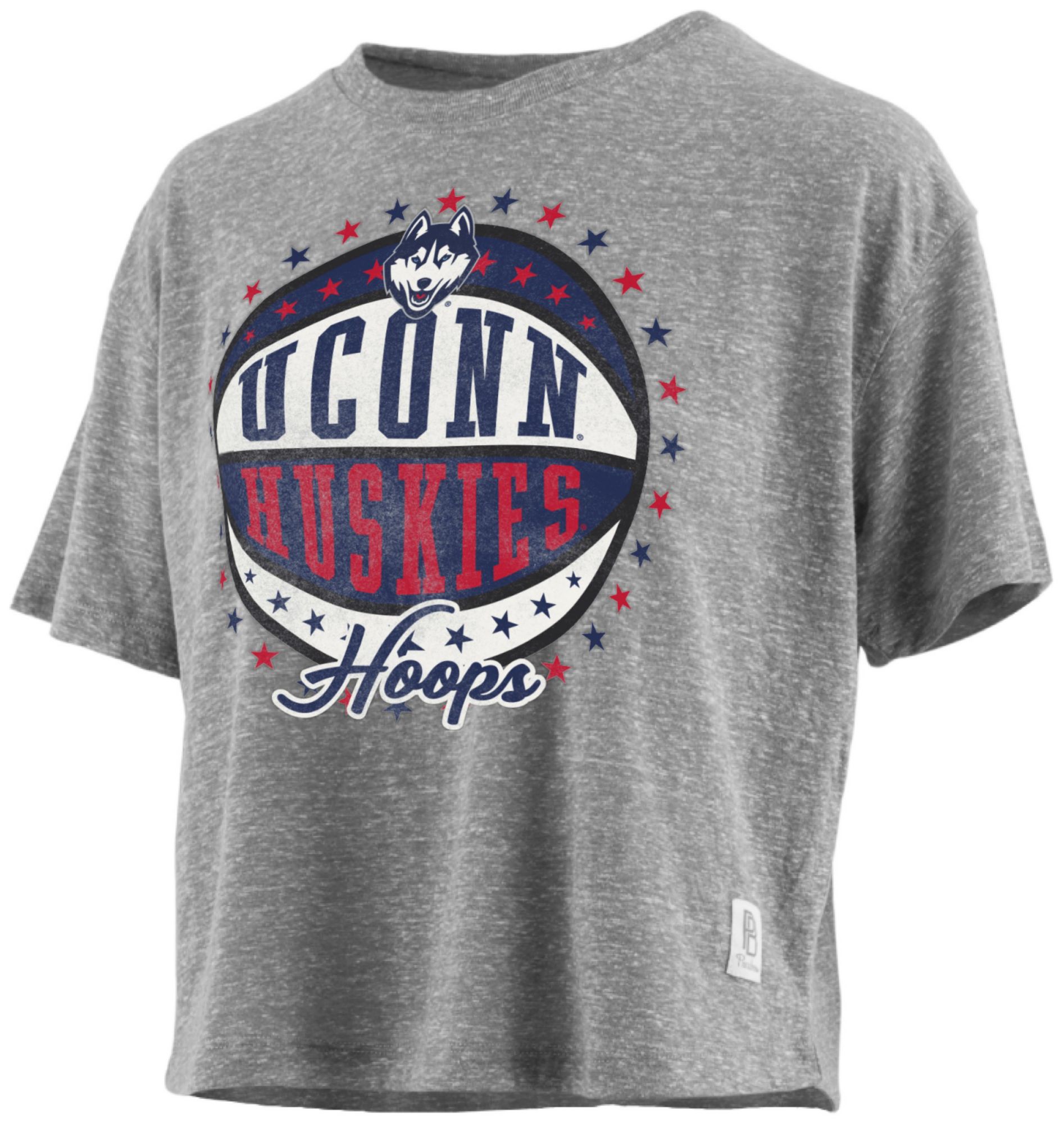 Pressbox Women's UConn Huskies Medium Heather Gray T-Shirt