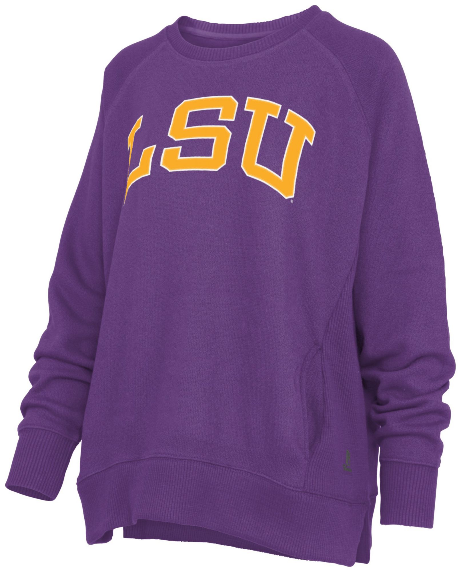 Pressbox Women's LSU Tigers Purple Harlow Sweater
