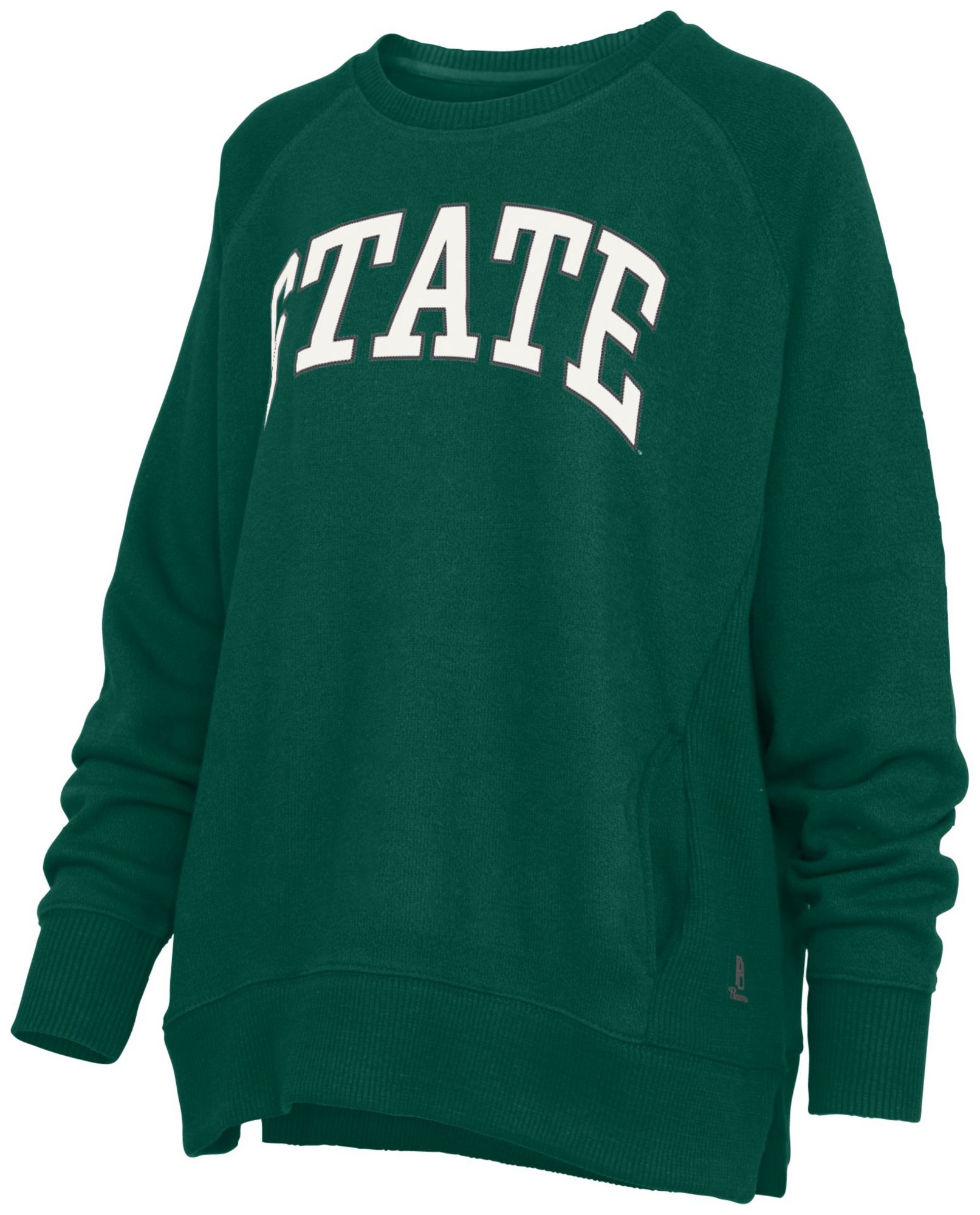 Pressbox Women's Michigan State Spartans Green Harlow Sweater