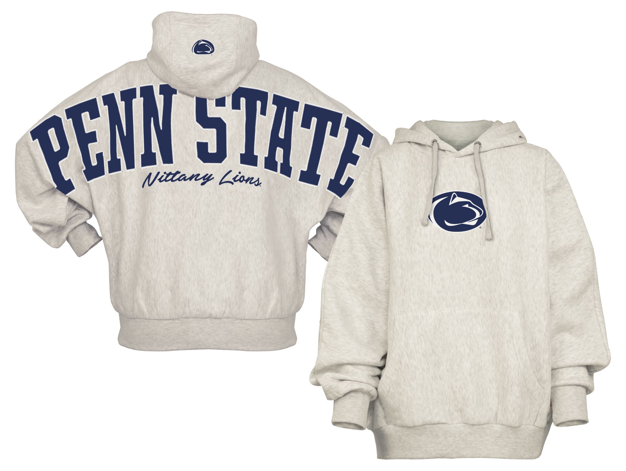 Pressbox Women's Penn State Nittany Lions Athletic Heather Belvedere Hoodie