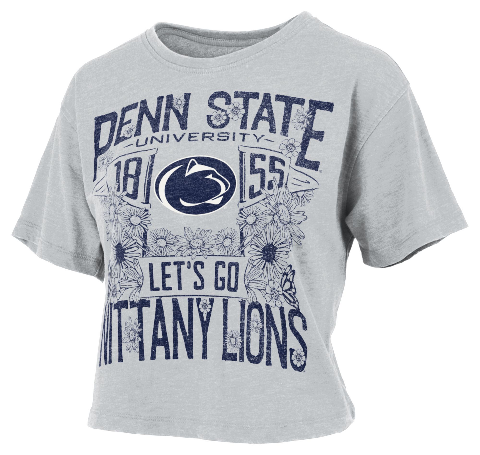 Pressbox Women's Penn State Nittany Lions Grey Jasmine T-Shirt