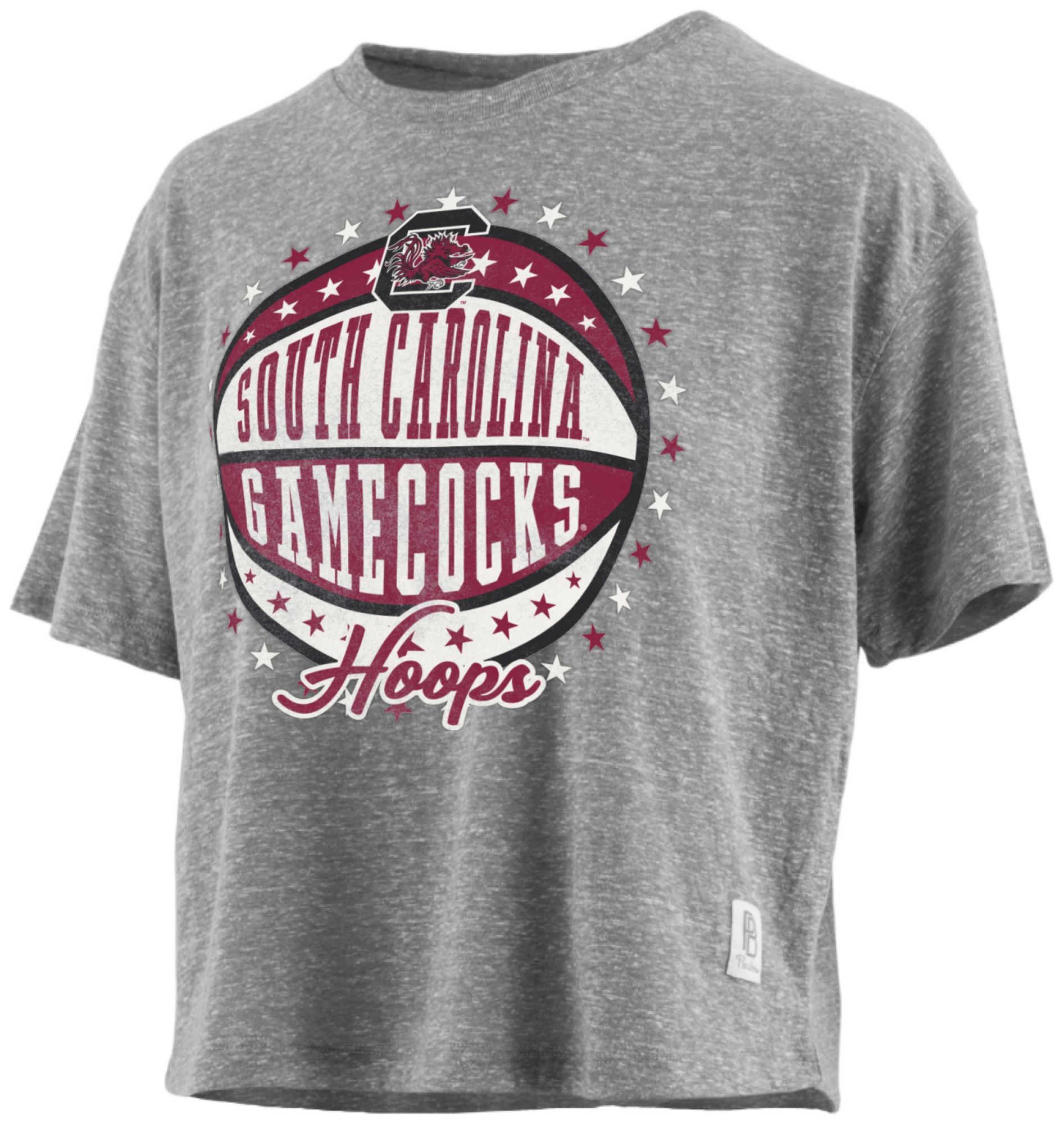 Pressbox Women's South Carolina Gamecocks Medium Heather Gray T-Shirt